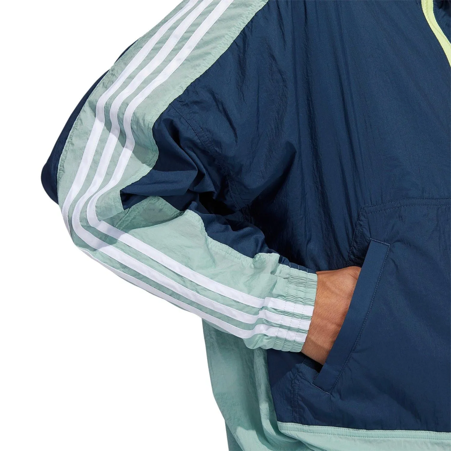 adidas Originals Lightweight Track Top - Crew Navy / Hazy Green