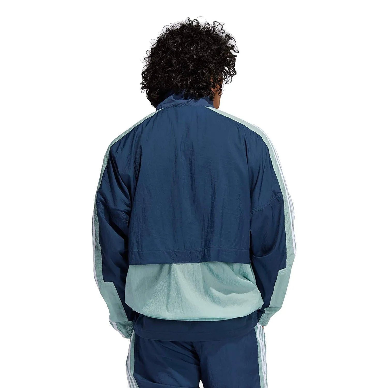 adidas Originals Lightweight Track Top - Crew Navy / Hazy Green