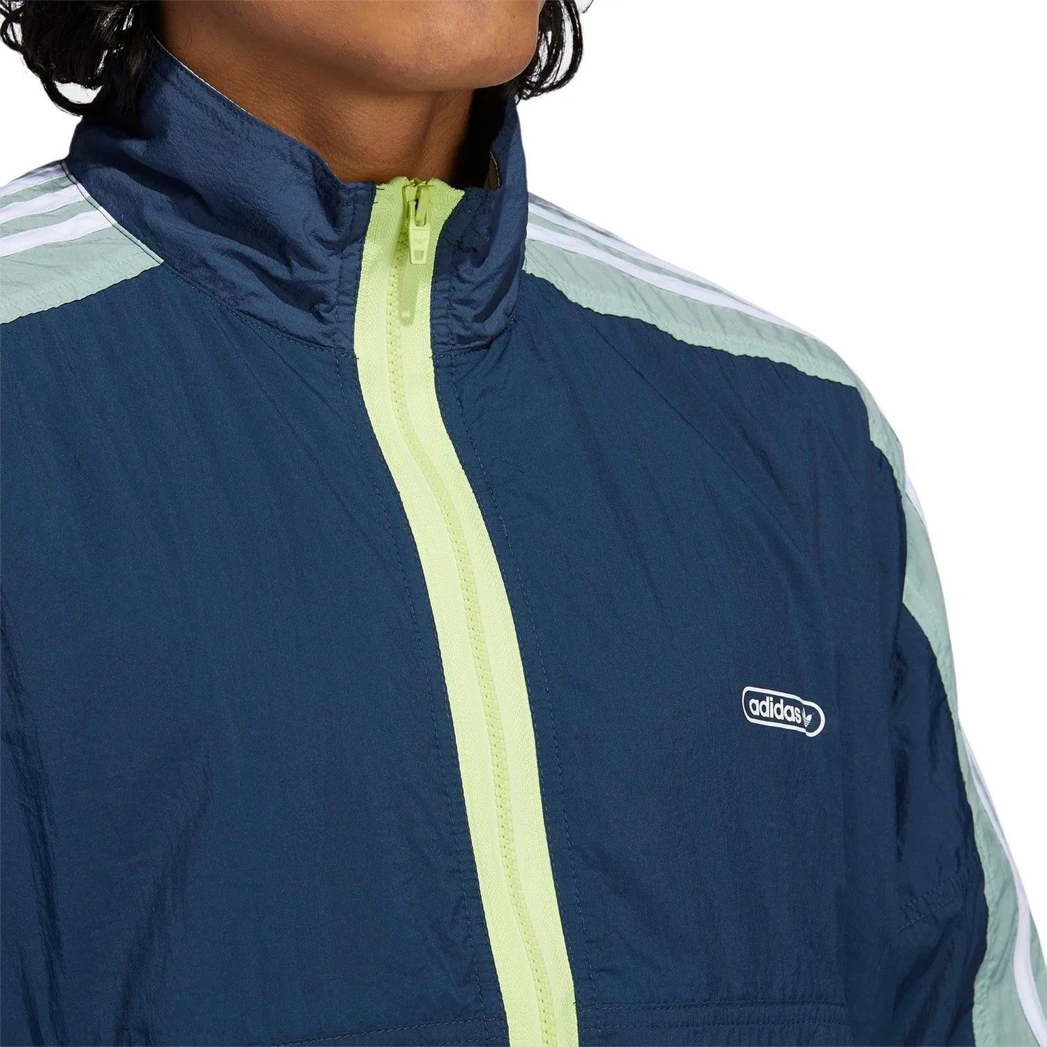 adidas Originals Lightweight Track Top - Crew Navy / Hazy Green