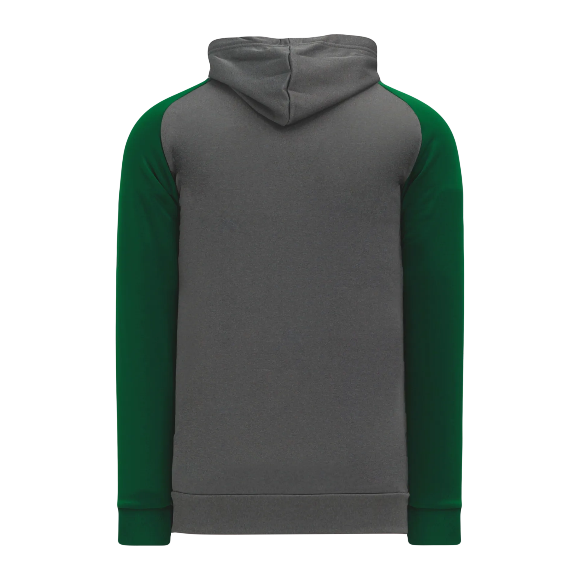 Athletic Knit (AK) A1840A-934 Adult Heather Charcoal/Dark Green Apparel Sweatshirt
