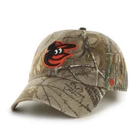 Baltimore Orioles 47 Brand Realtree Camo Clean Up Slouch Adjustable Hat Cap