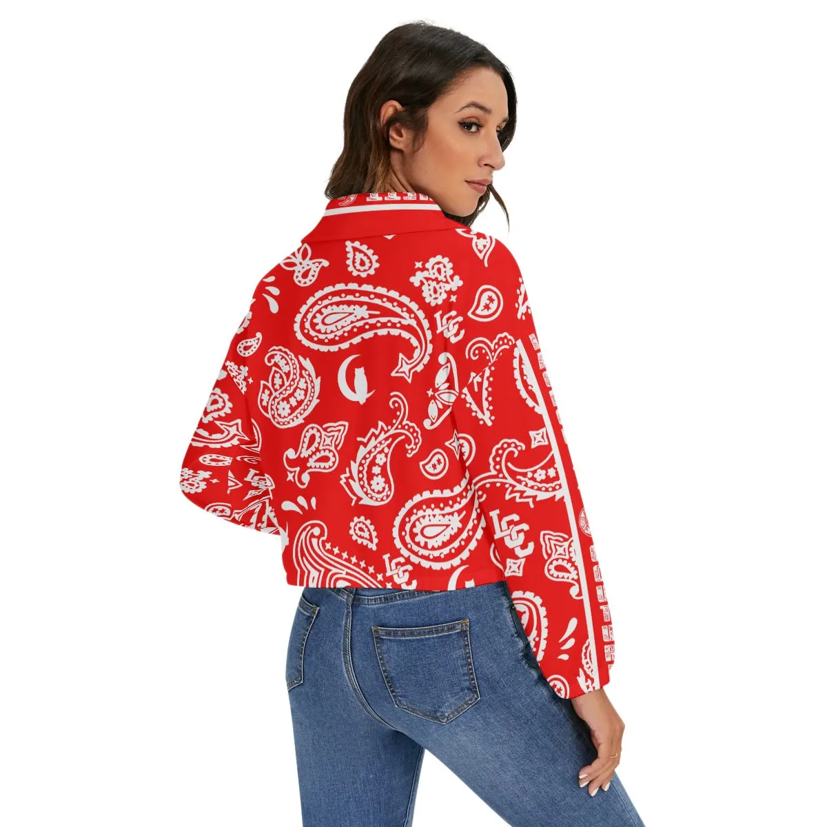 BANDANA PAISLEY Bs'UP Women's Zip Jacket