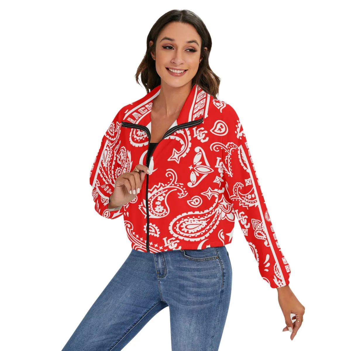 BANDANA PAISLEY Bs'UP Women's Zip Jacket