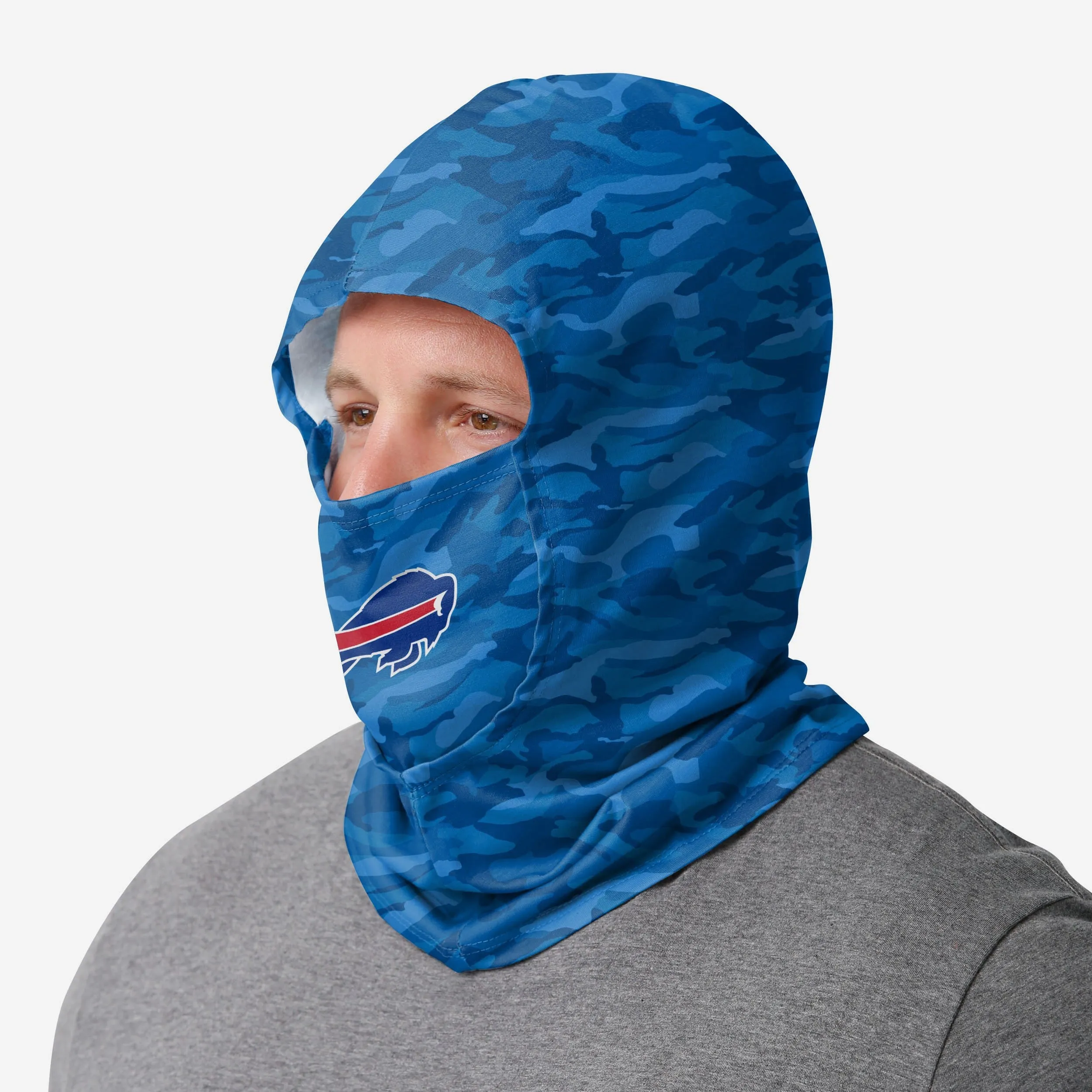 Buffalo Bills Camo Lightweight Hooded Gaiter