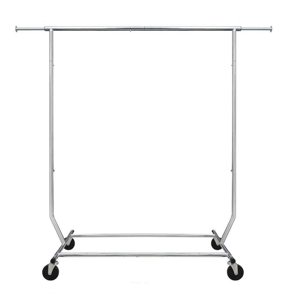 Camabel Adjustable Rolling Clothing Garment Rack with Wheels BG384