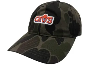 Cleveland Cavaliers Mitchell & Ness Camo Adjustable Strapback Slouch Hat Cap