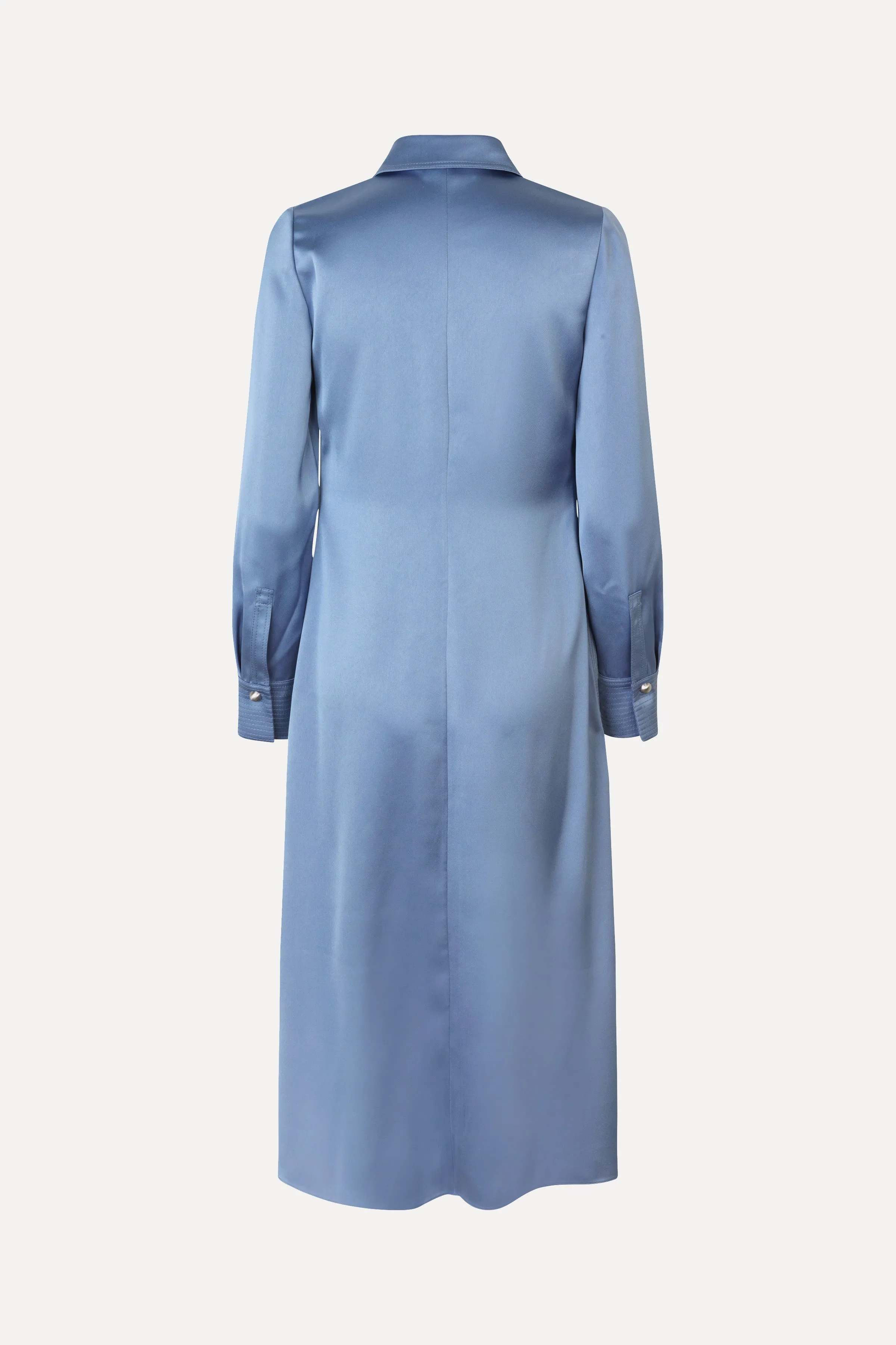 Collared Midi Dress - Infinity Blue