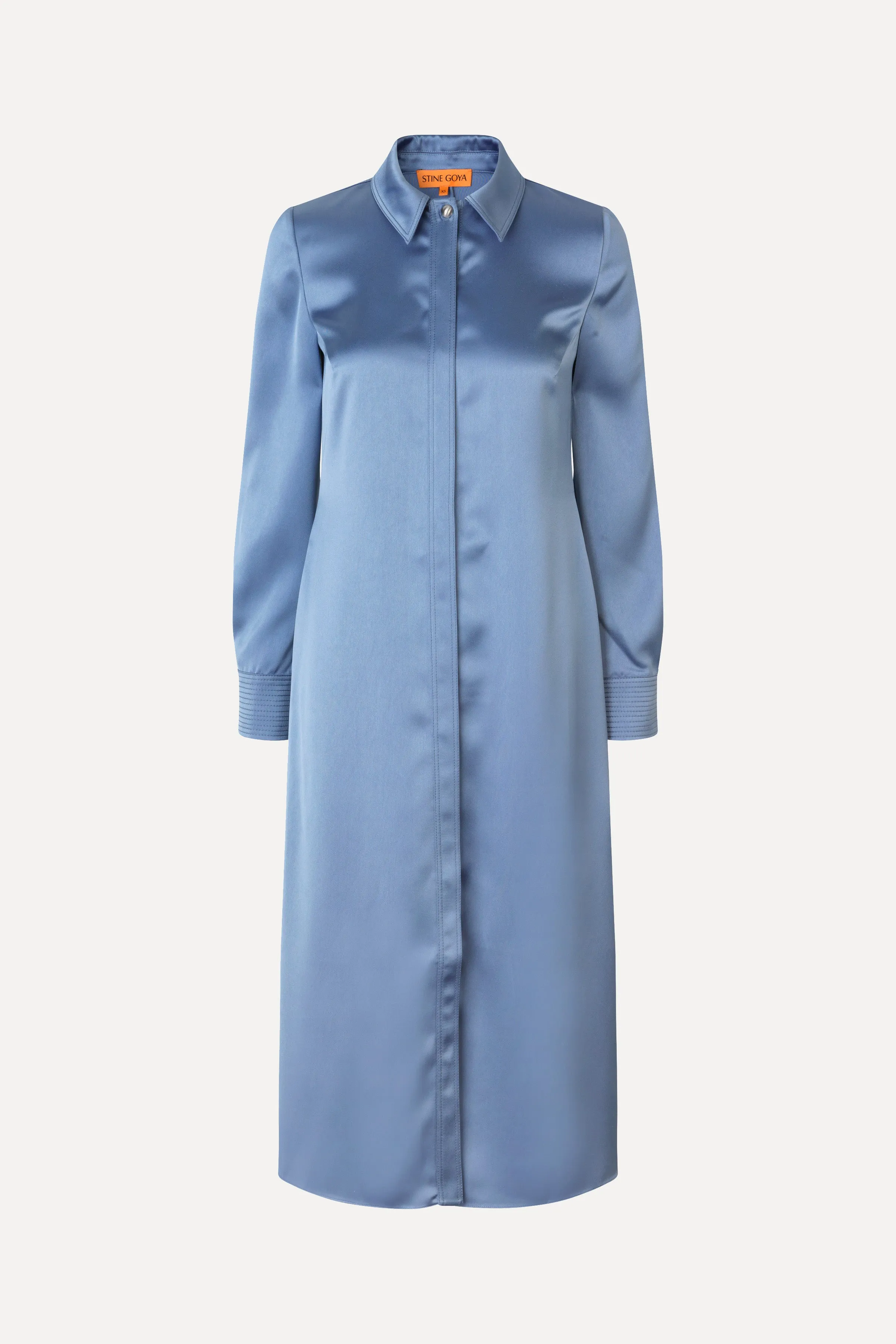 Collared Midi Dress - Infinity Blue