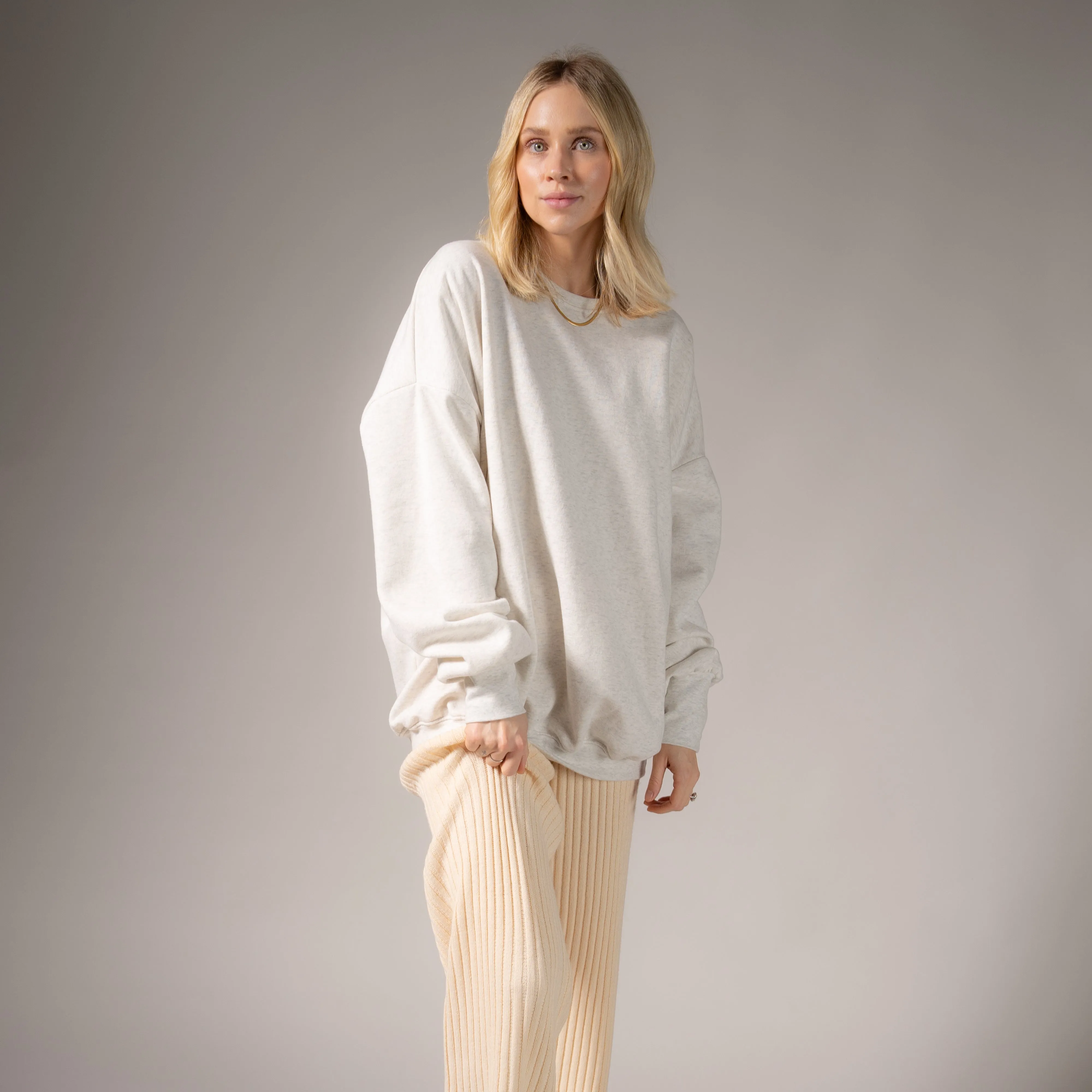 Essentials - Jump Jumper - Pebble Heather