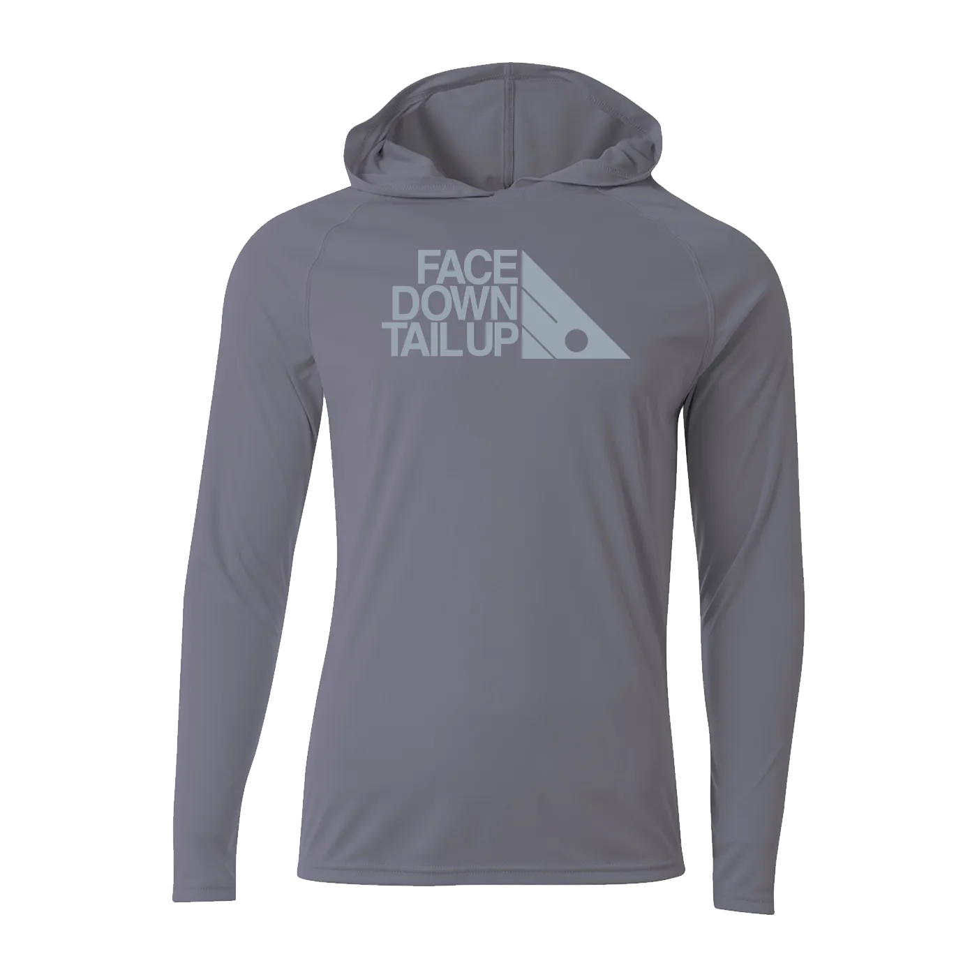 #FACEDOWNTAILUP Performance Long Sleeve Hoodie