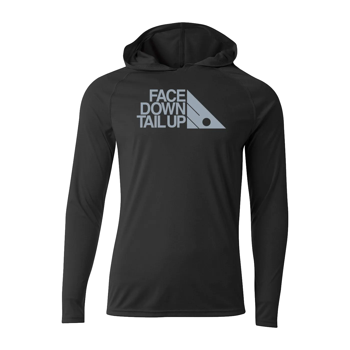 #FACEDOWNTAILUP Performance Long Sleeve Hoodie