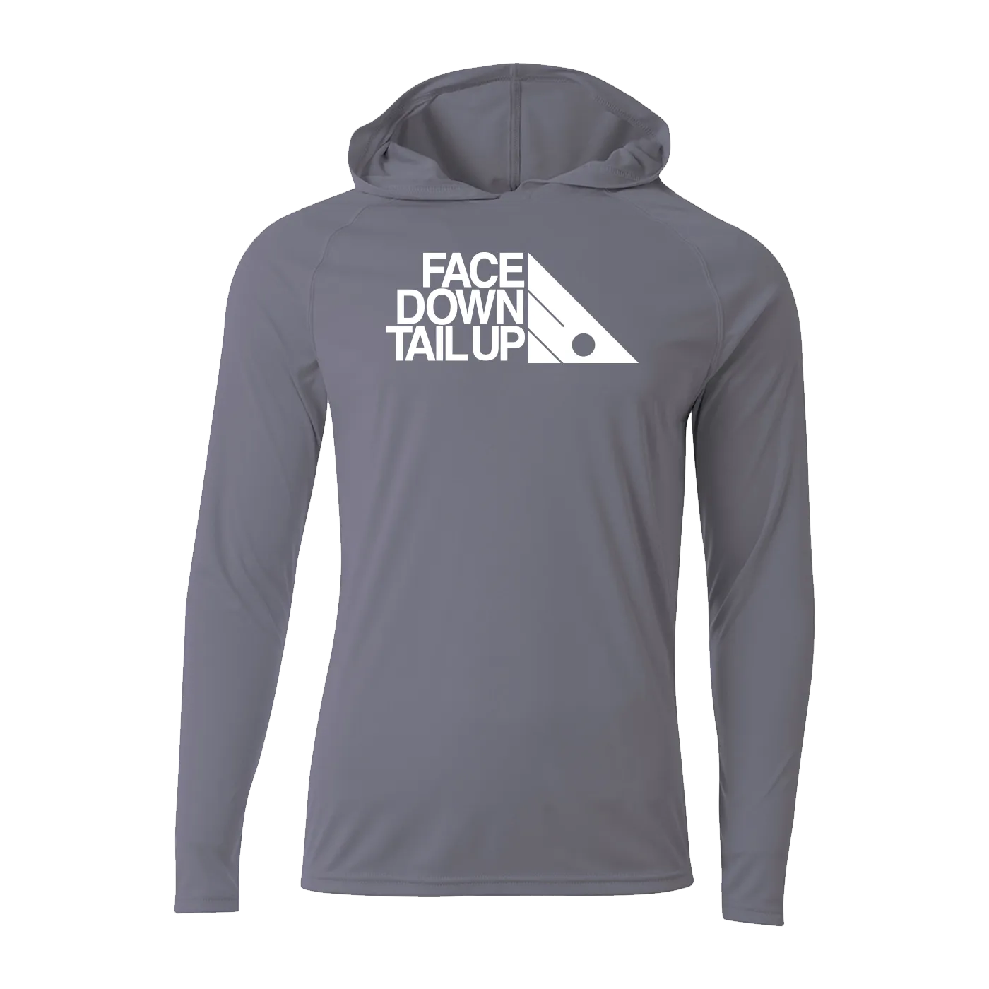#FACEDOWNTAILUP Performance Long Sleeve Hoodie