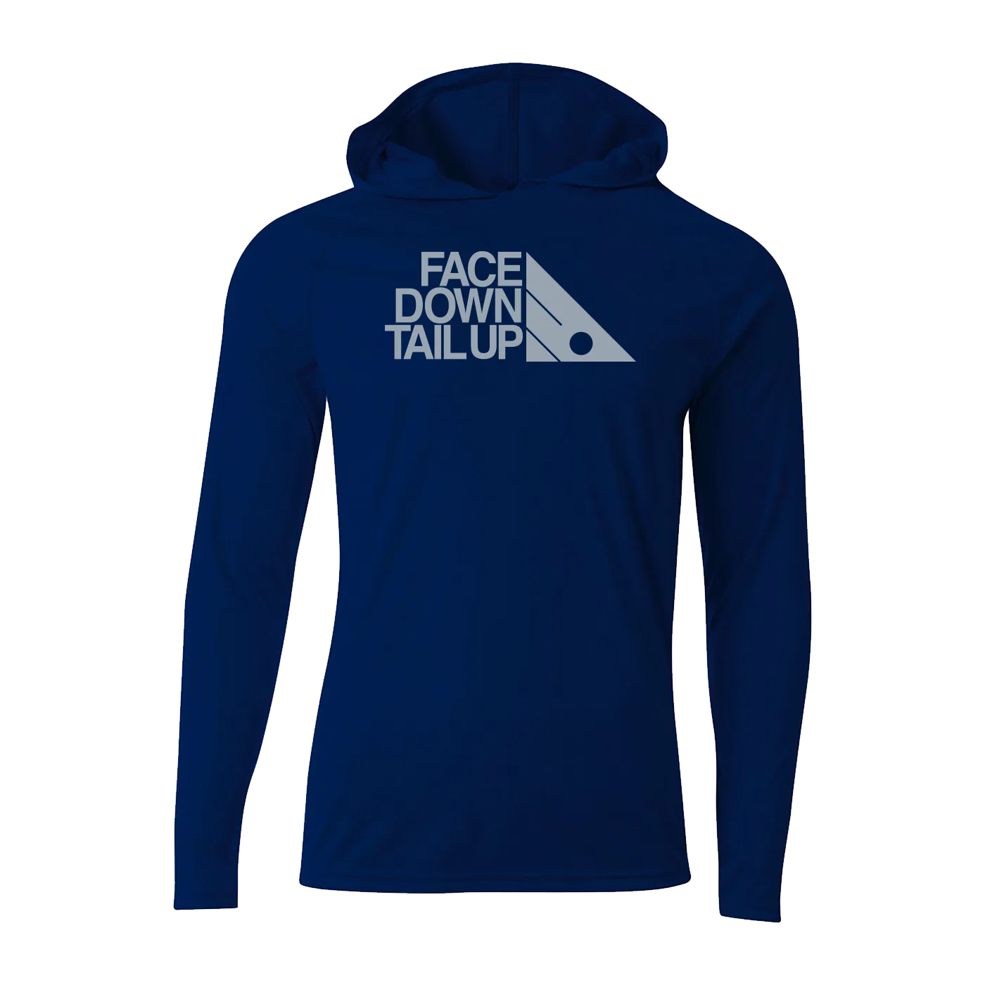 #FACEDOWNTAILUP Performance Long Sleeve Hoodie