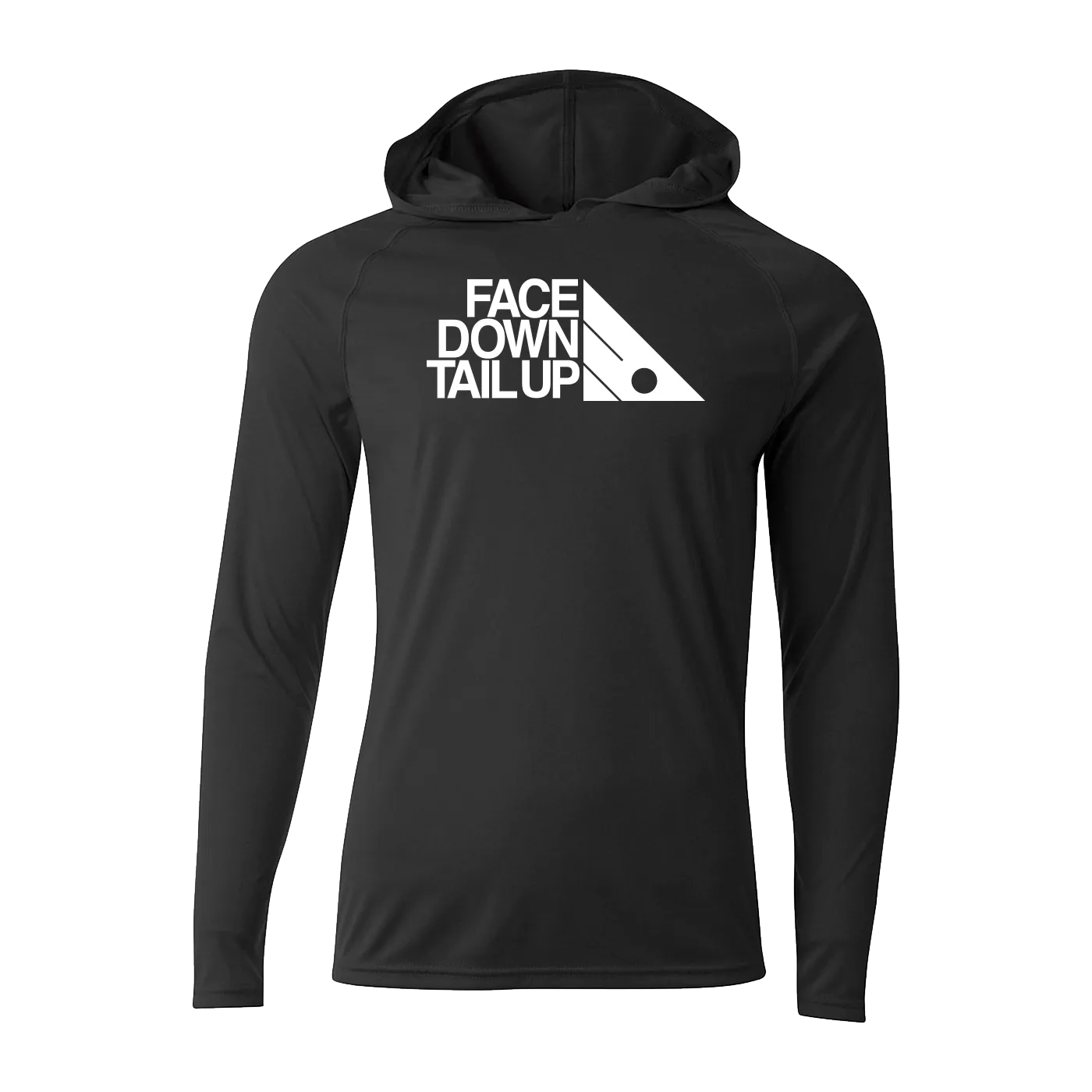 #FACEDOWNTAILUP Performance Long Sleeve Hoodie