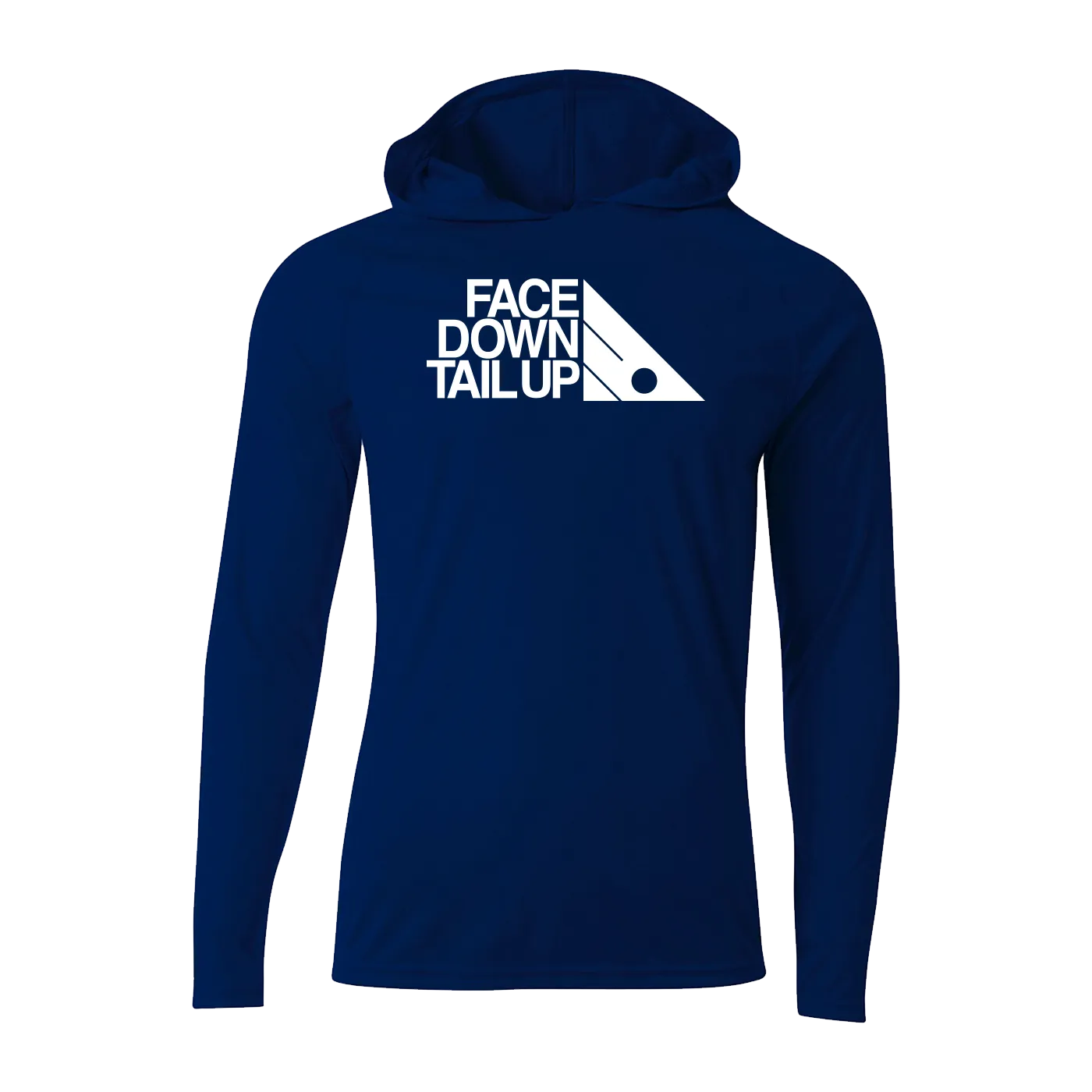 #FACEDOWNTAILUP Performance Long Sleeve Hoodie