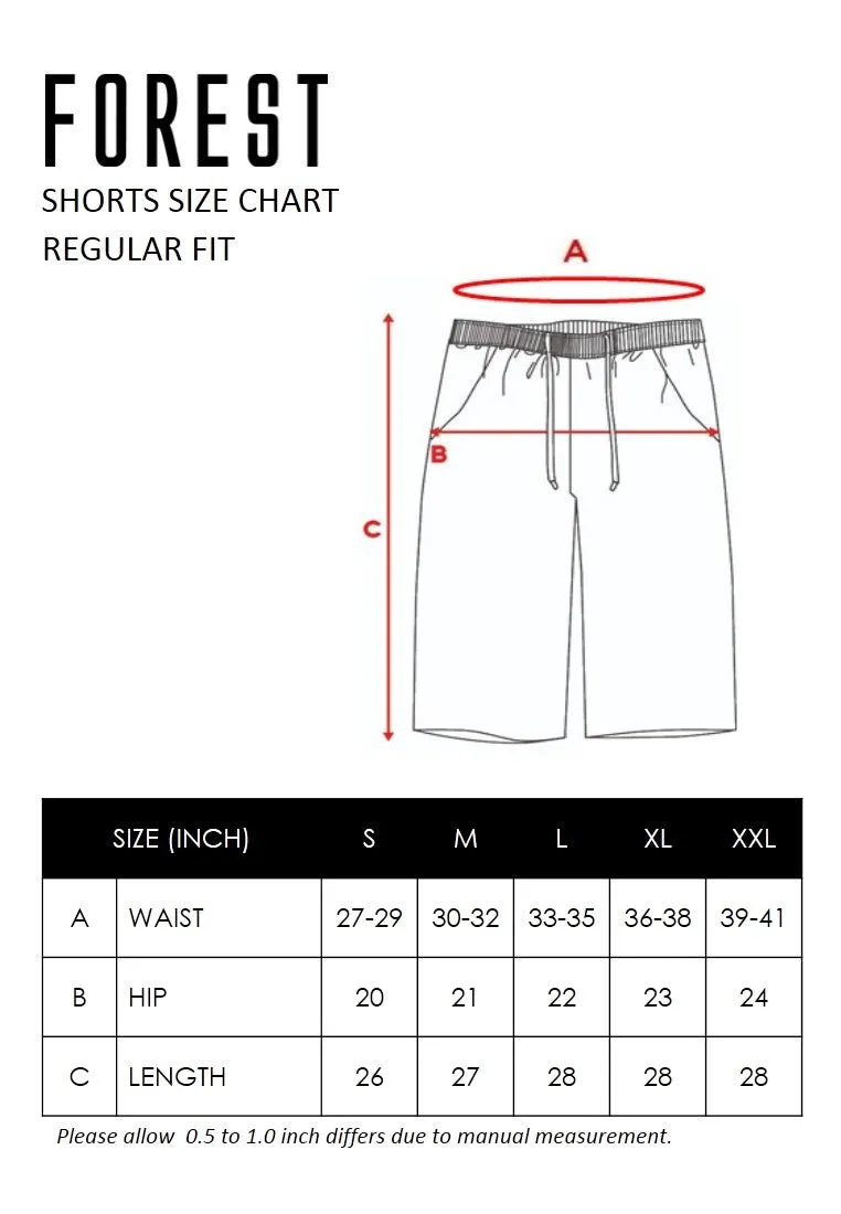 Forest 3 Quarter Pants Men Shorts Casual Short Pants Men | Seluar Pendek Lelaki Sweatpants - 65852