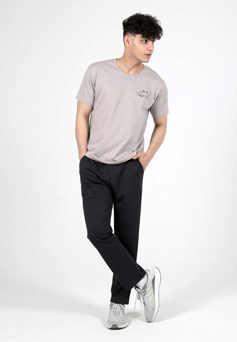 Forest Stretchable Cotton Interlock 270gsm Sweatpants Men Long Pants | Seluar Panjang Lelaki - 10784