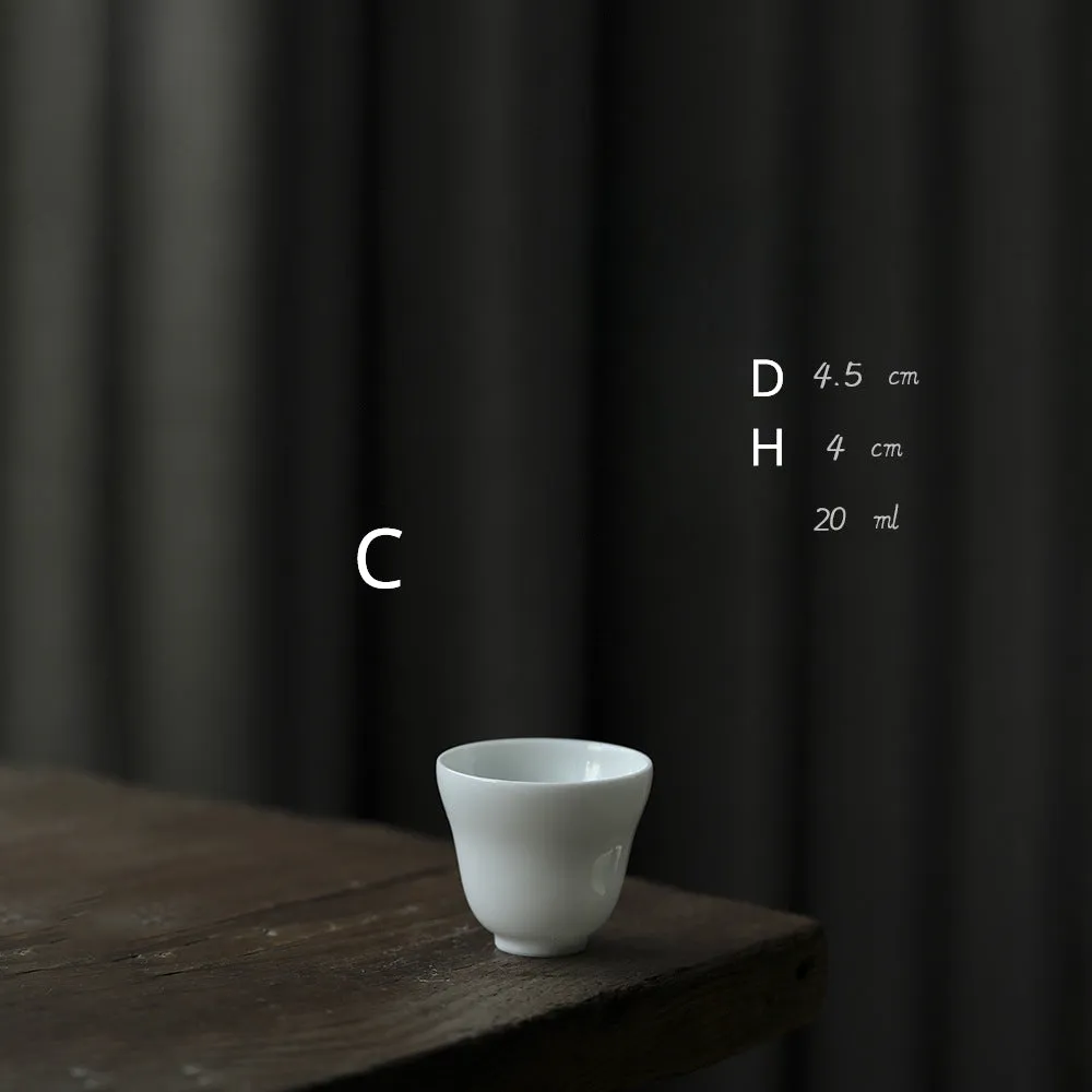 Gohobi Classic Jade White Tea Cups