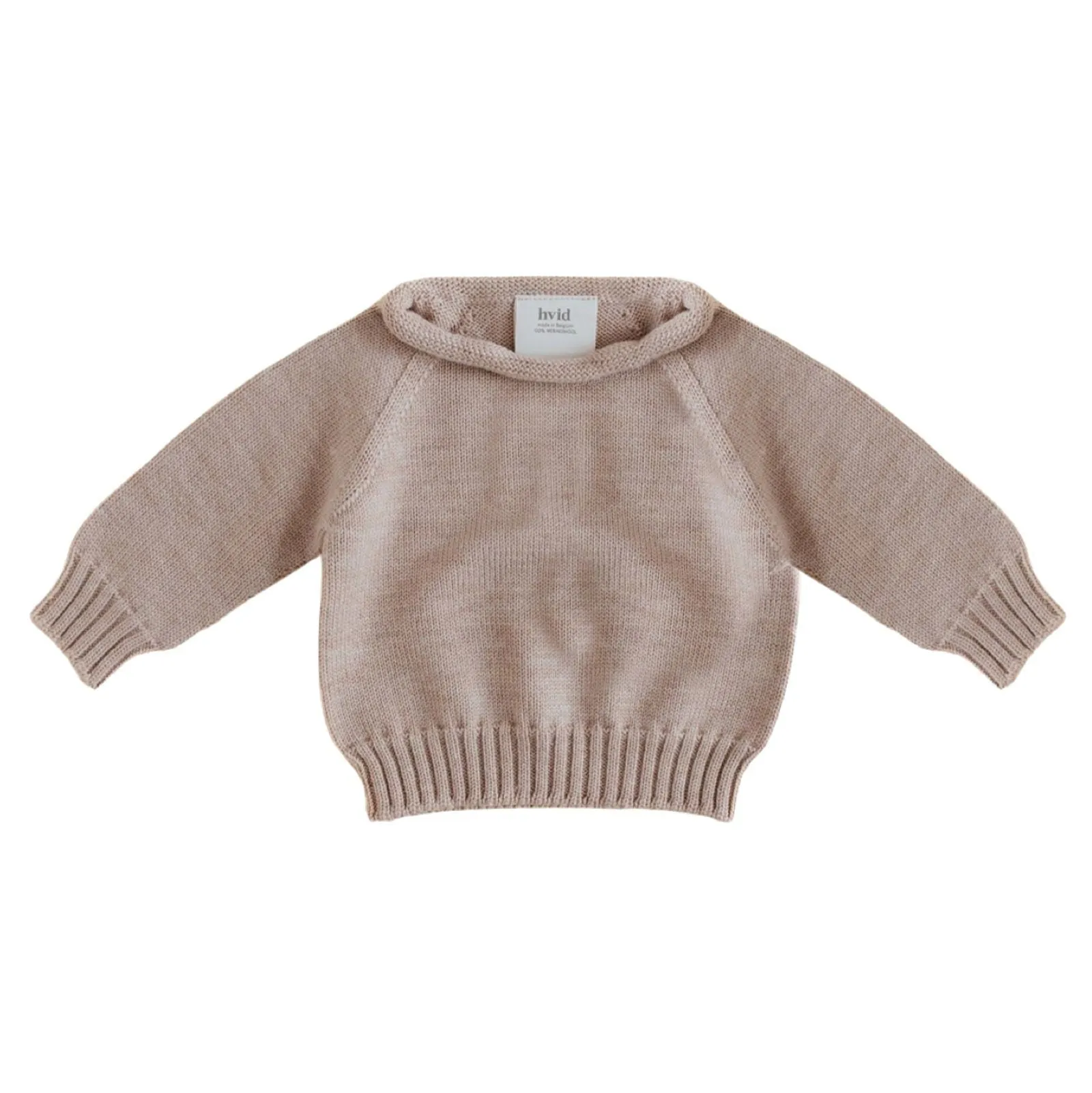 Hvid Sweater Georgette Sand