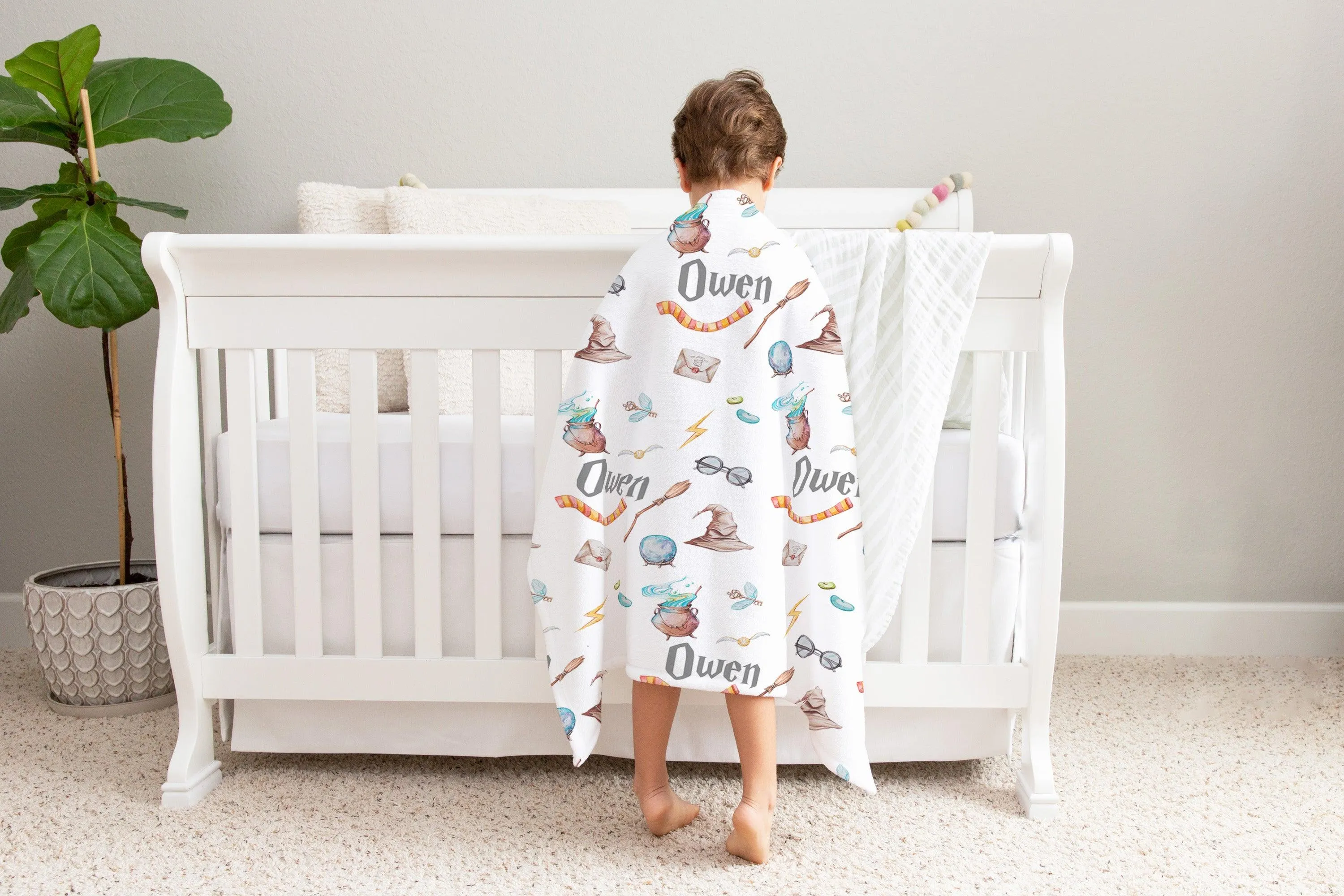 Inspired by Magic Personalized Minky Blanket (Luxe Minky)