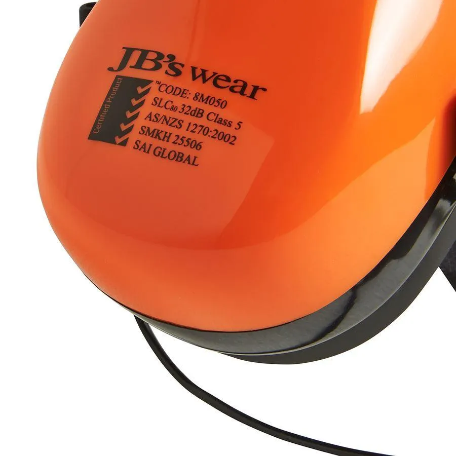 JBs Wear 32dB Ear Muffs With Neck Band (8M050)