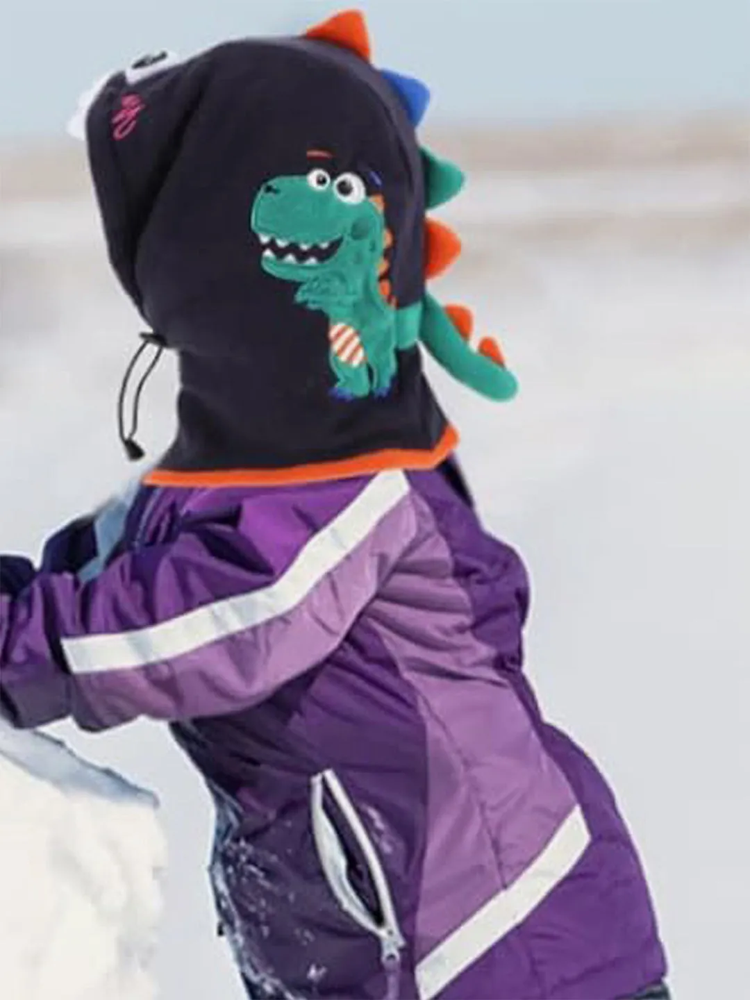 Little Surprise Box Winter Cap covering Mouth, Neck & Head.