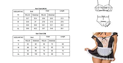 Maid Cosplay Costume Style Lingerie