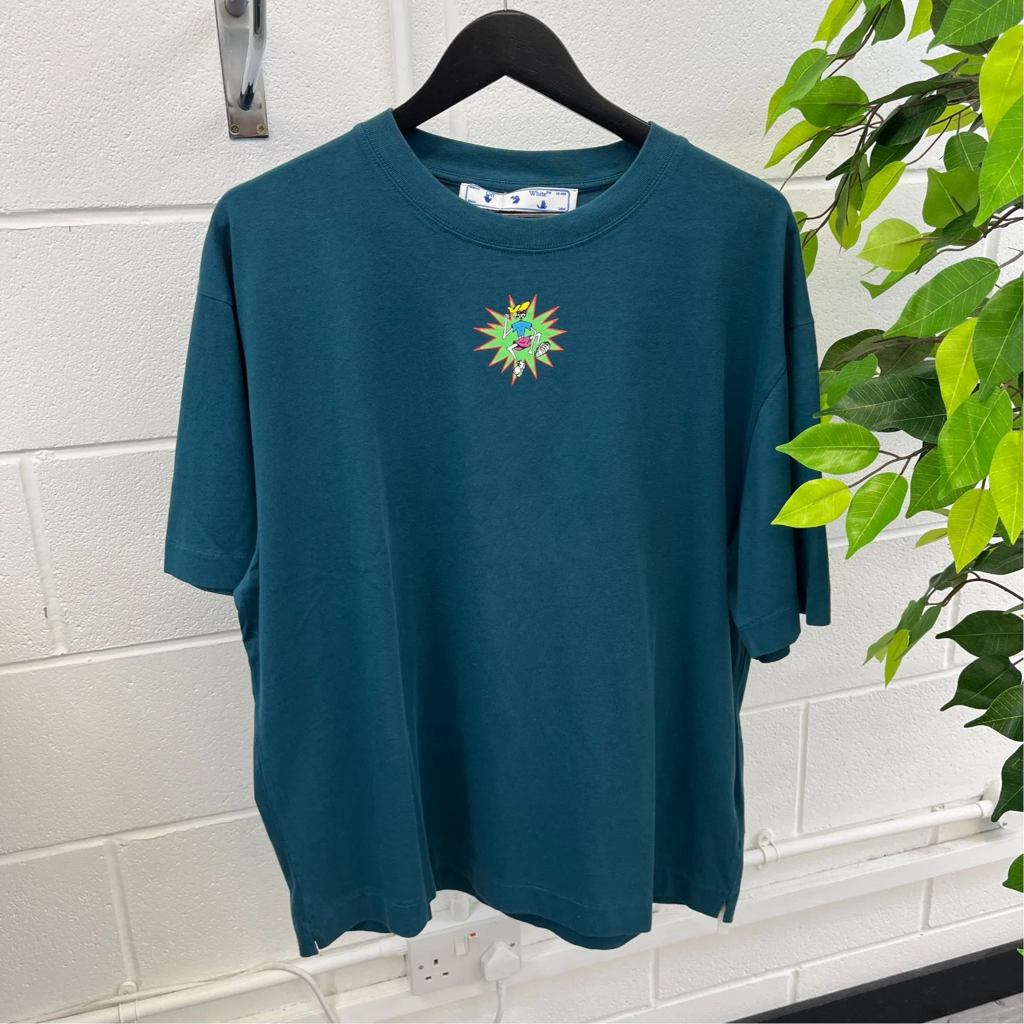 Men's Abloh T-Shirt Green Size M