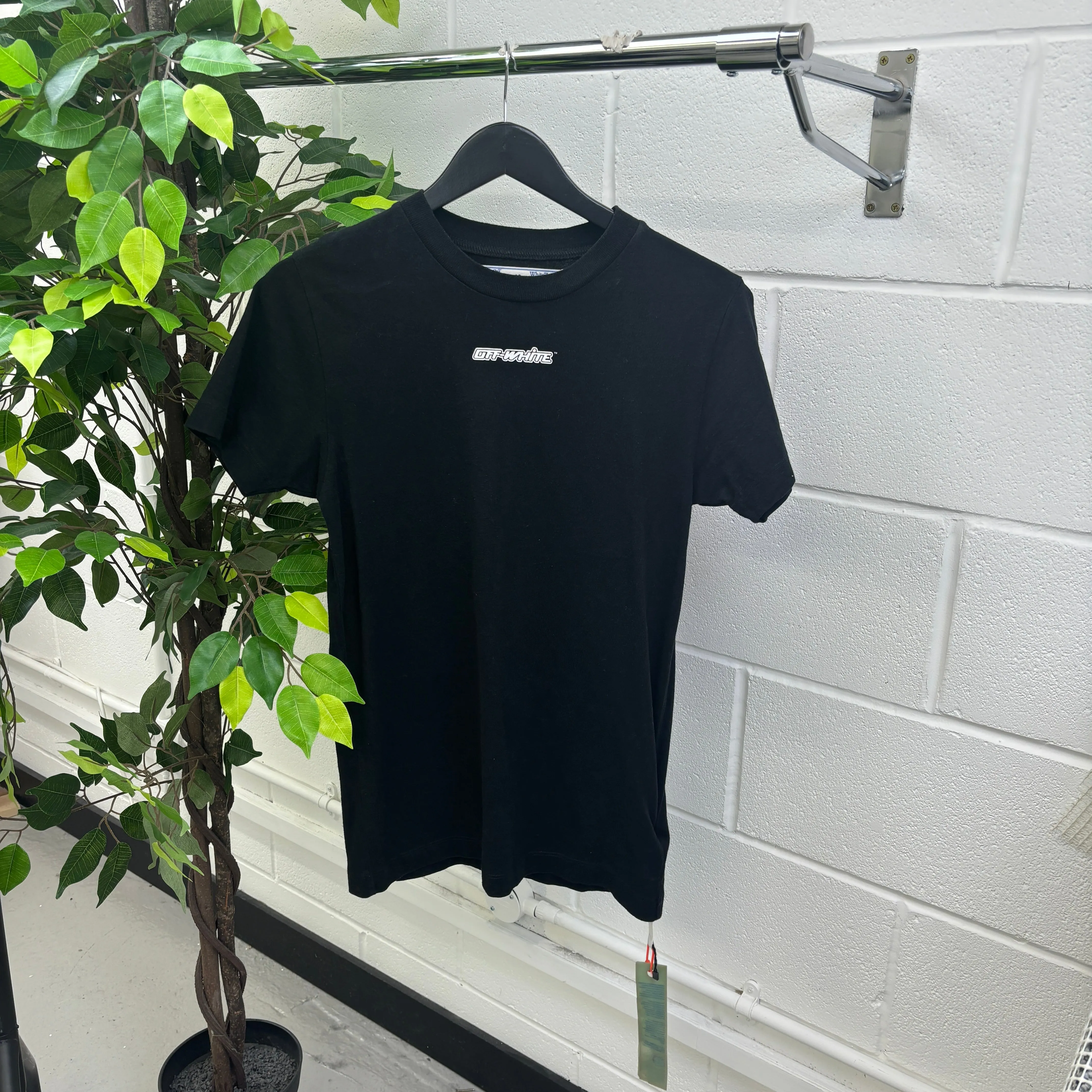 Men's Arrow Print T-Shirt Black Size XXS