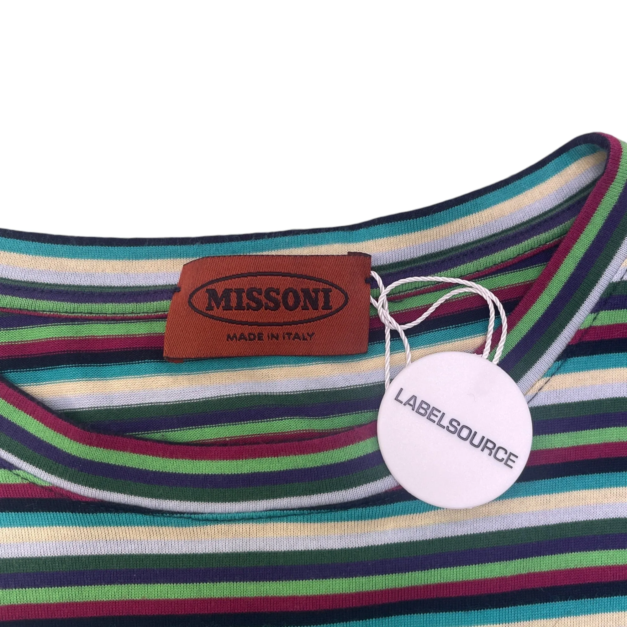 Men's Stripe T-Shirt Multi-Coloured Size IT 50 / UK L