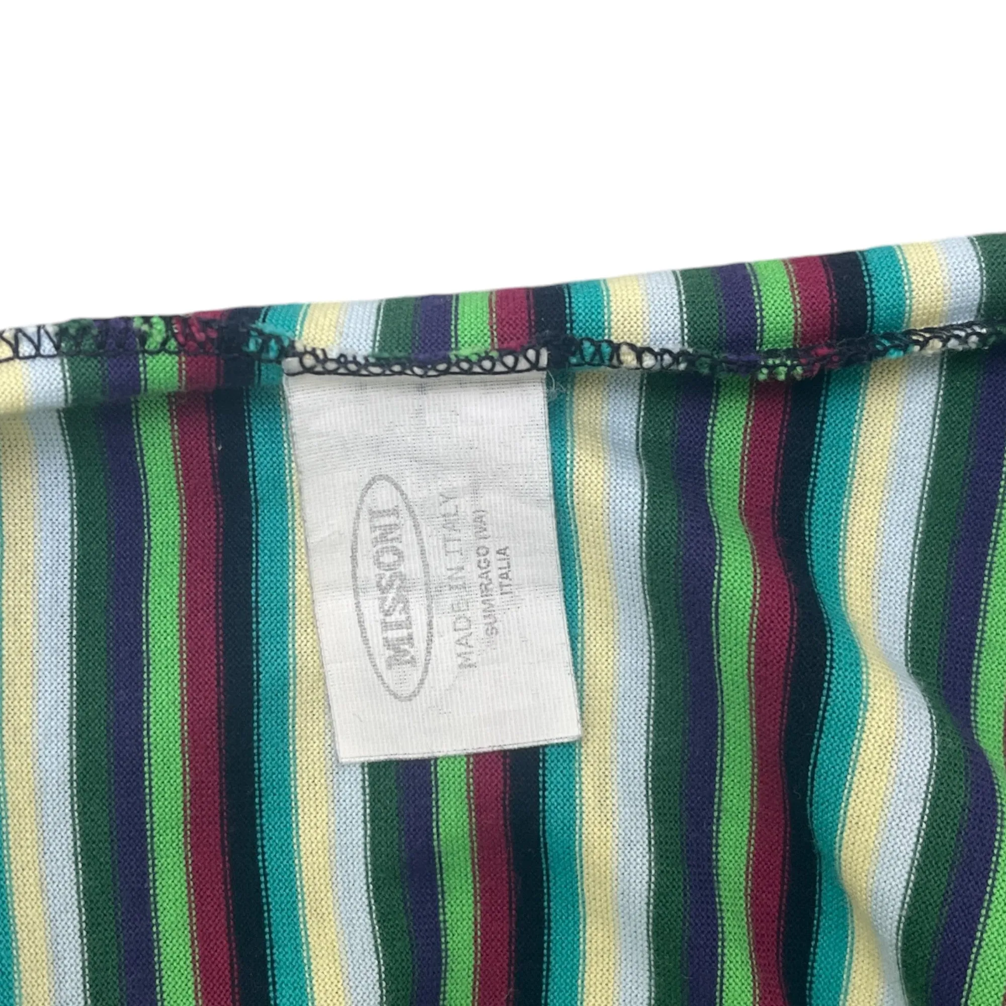 Men's Stripe T-Shirt Multi-Coloured Size IT 50 / UK L