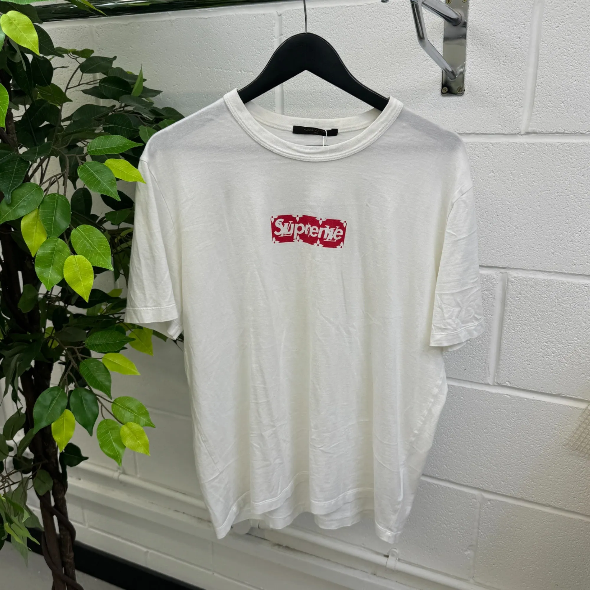 Men's Supreme Box Logo T-Shirt White Size XL