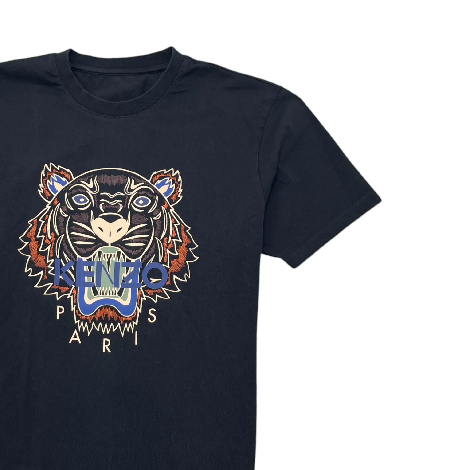 Men's Tiger Logo T-Shirt Black Size M