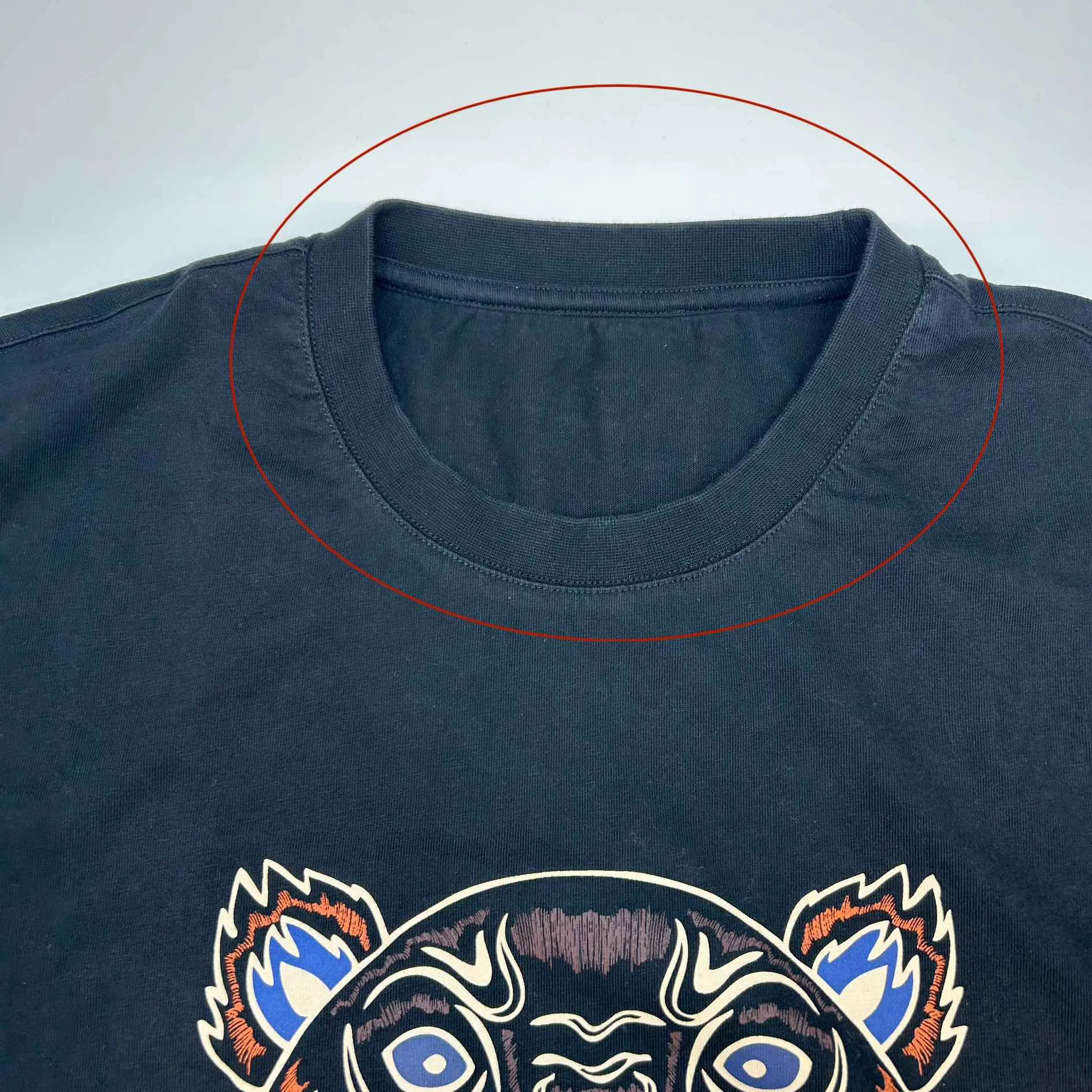 Men's Tiger Logo T-Shirt Black Size M