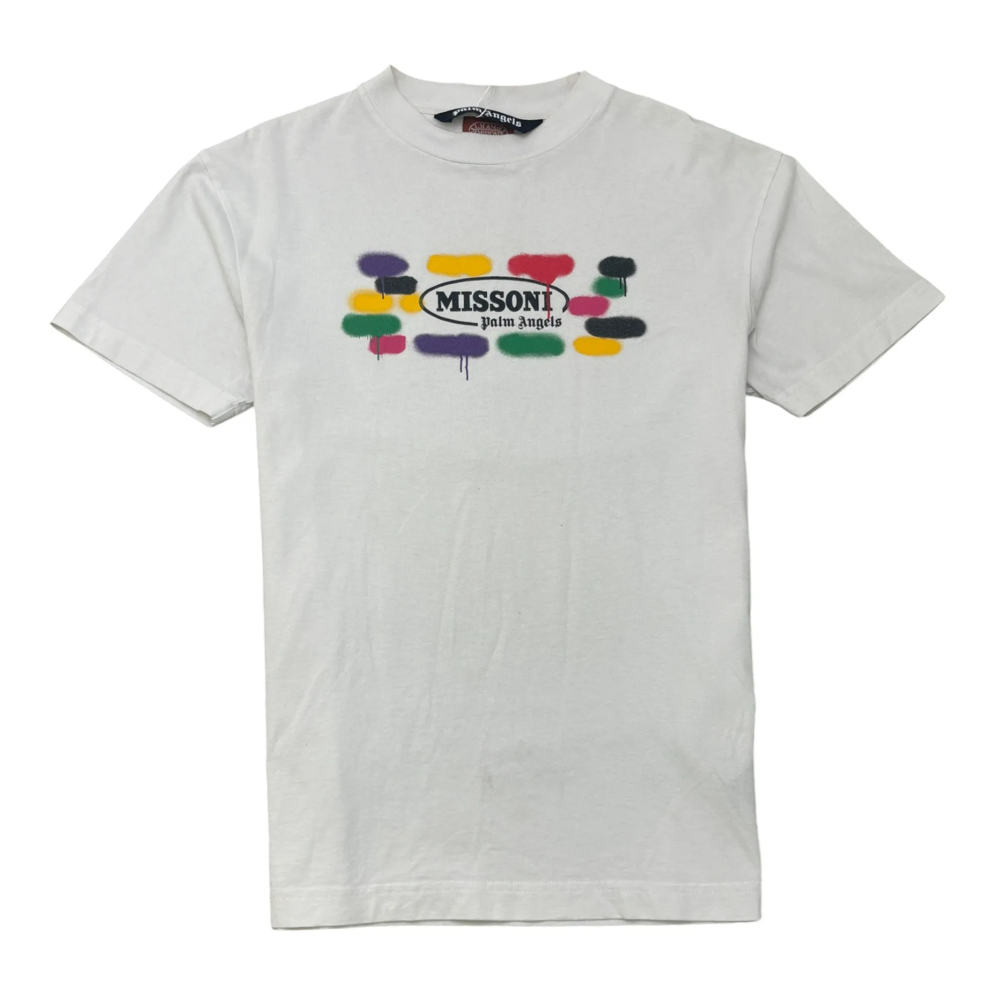 Men's X Missoni Logo T-Shirt White Size S