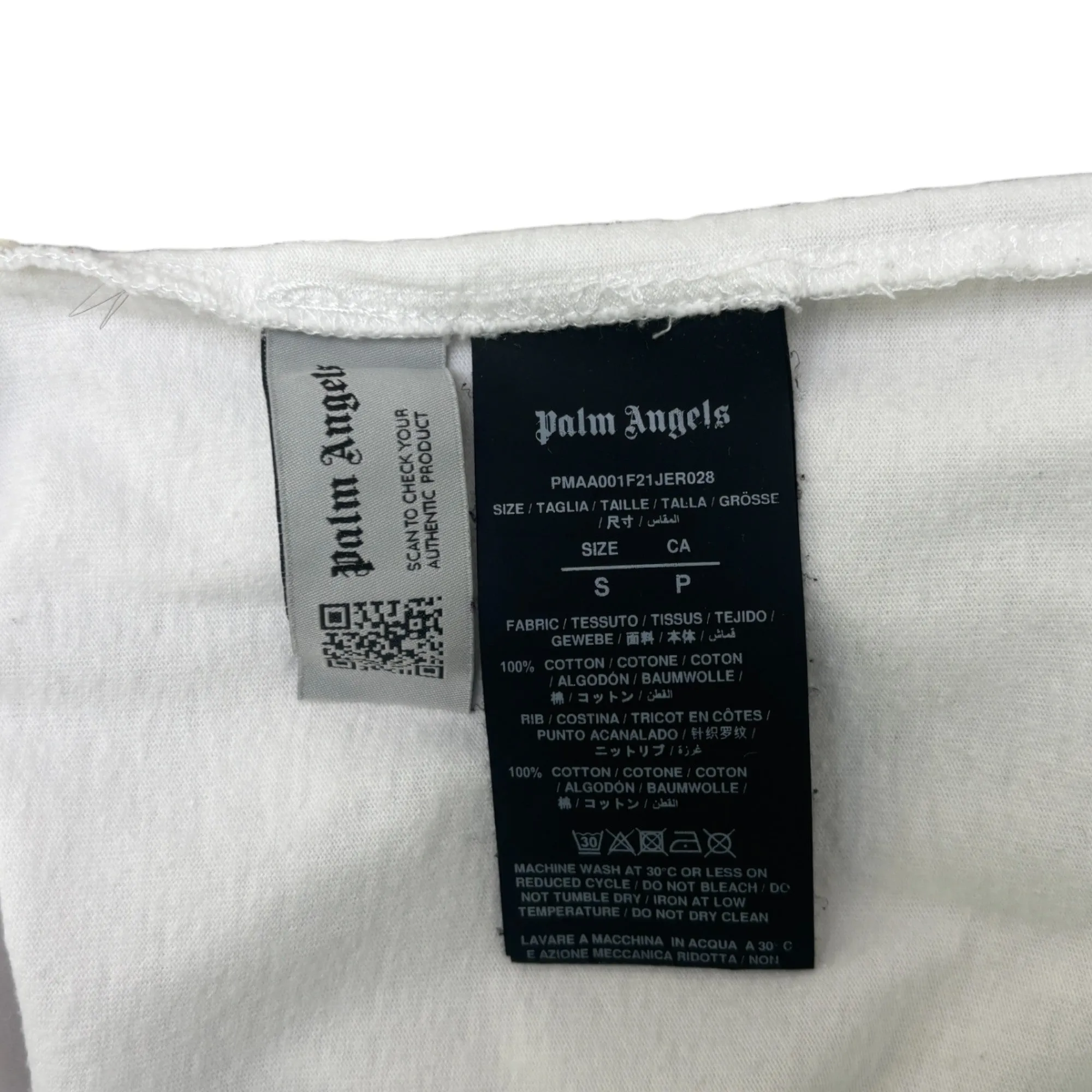 Men's X Missoni Logo T-Shirt White Size S