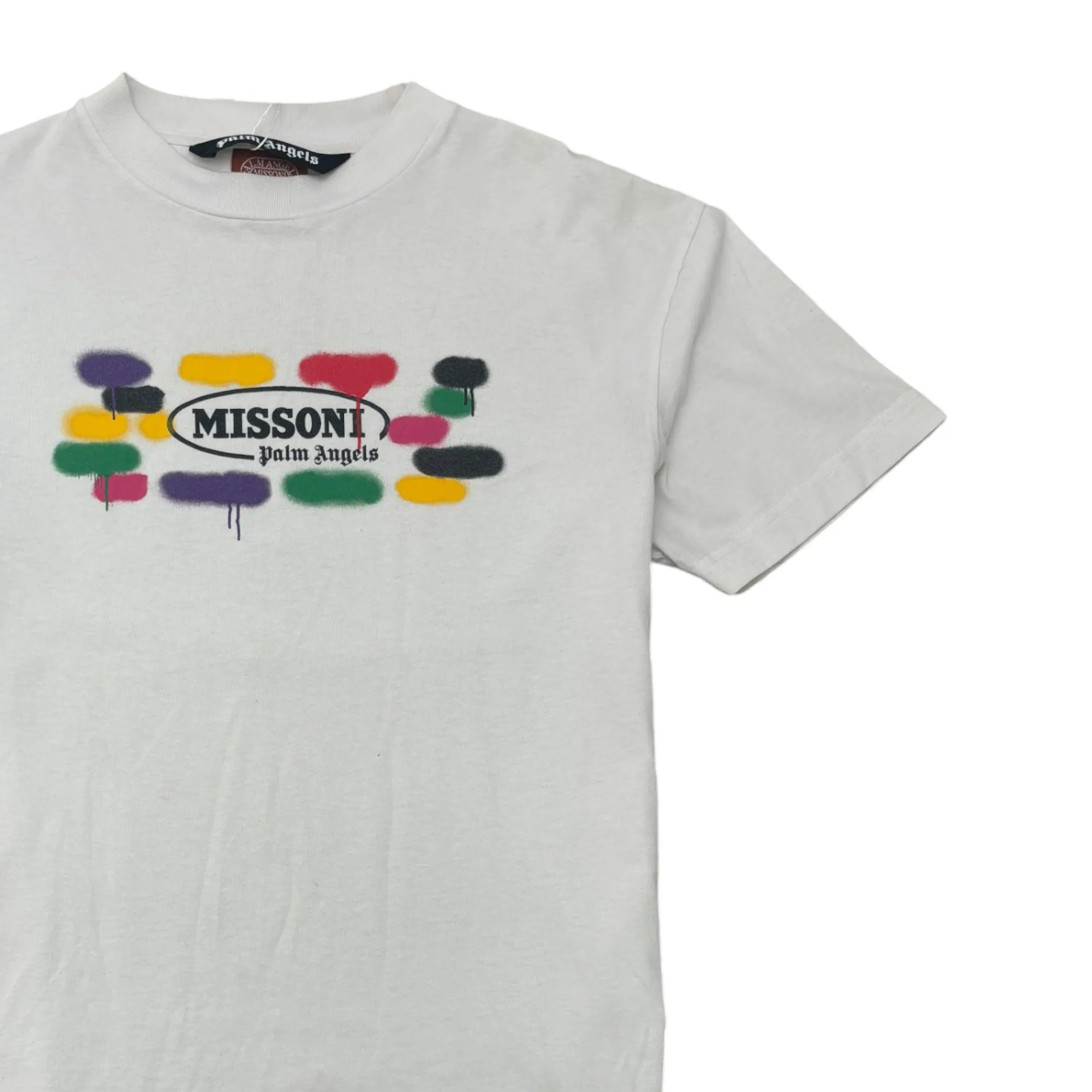 Men's X Missoni Logo T-Shirt White Size S