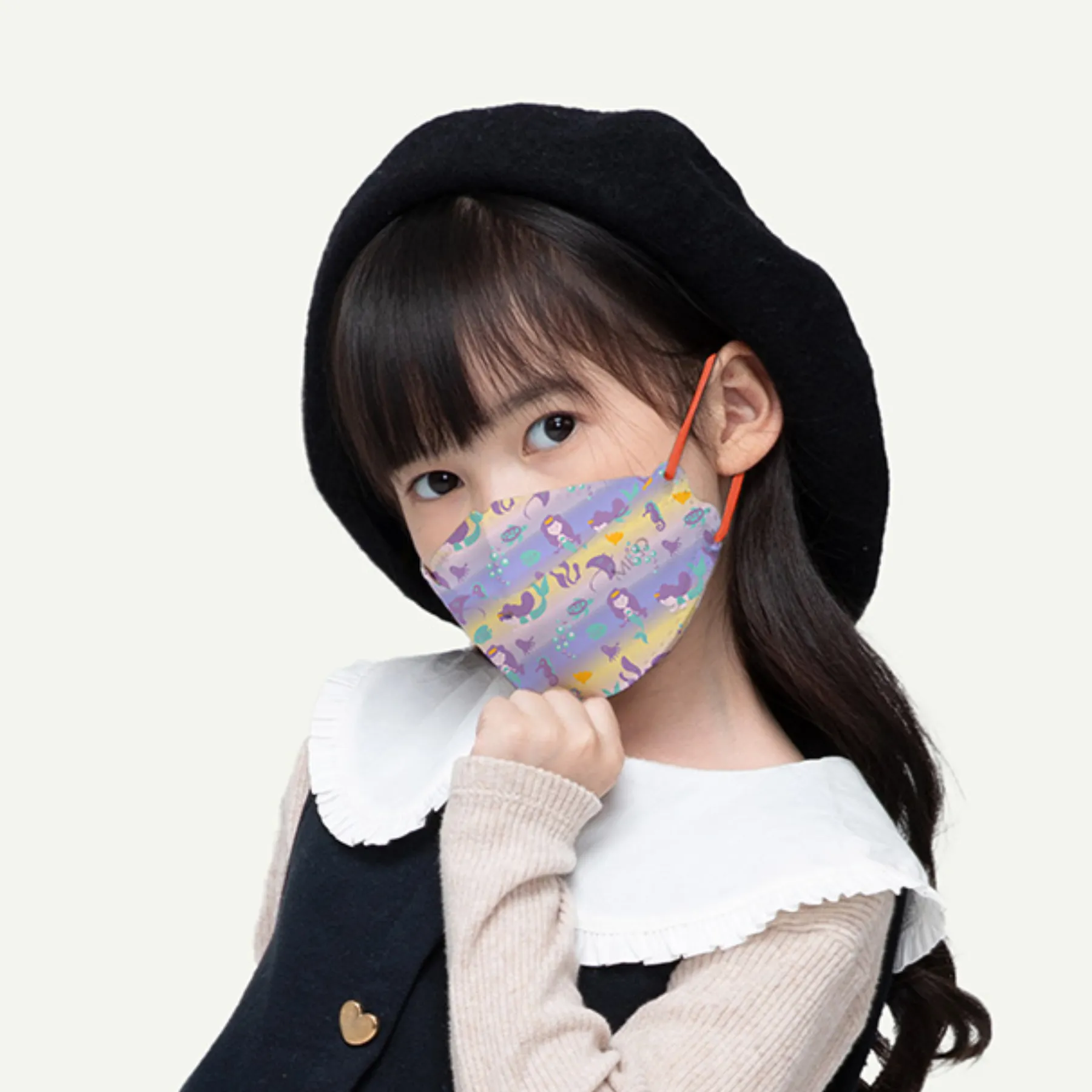 Meo Guard Kids Flat-fold Disposable Respirator (10pcs/pack)
