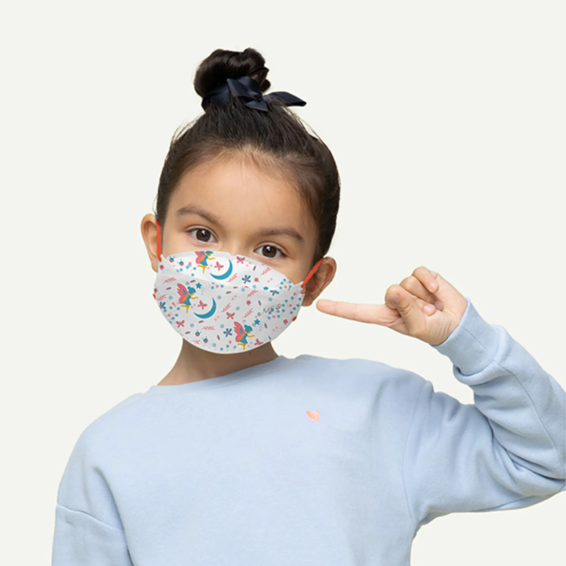 Meo Guard Kids Flat-fold Disposable Respirator (10pcs/pack)