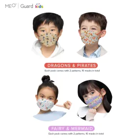 Meo Guard Kids Flat-fold Disposable Respirator (10pcs/pack)