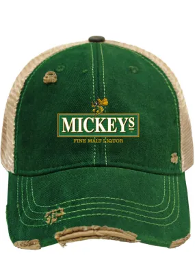Mickey's Malt Liquor Brewing Company Retro Brand Vintage Mesh Beer Hat Cap