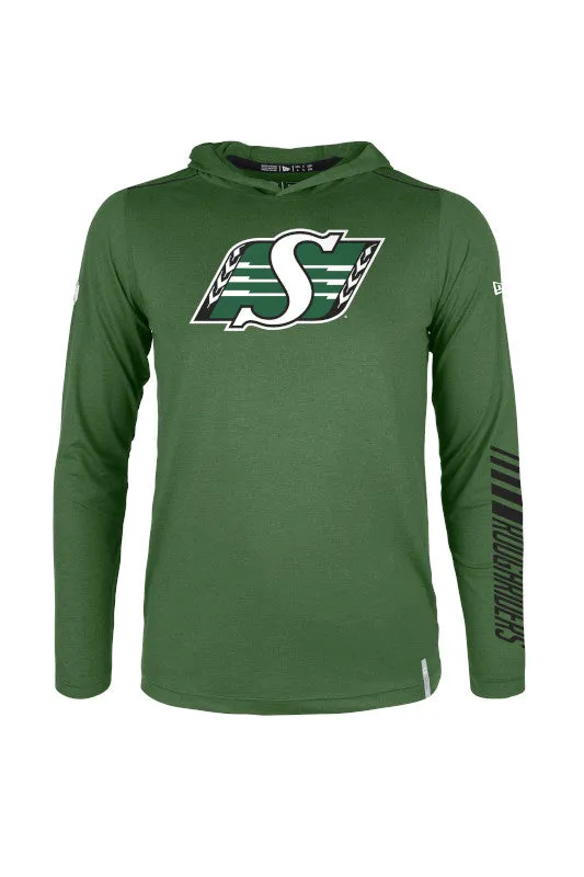 New Era Men's CFL Saskatchewan Roughriders Corral L/W Hoodie Green