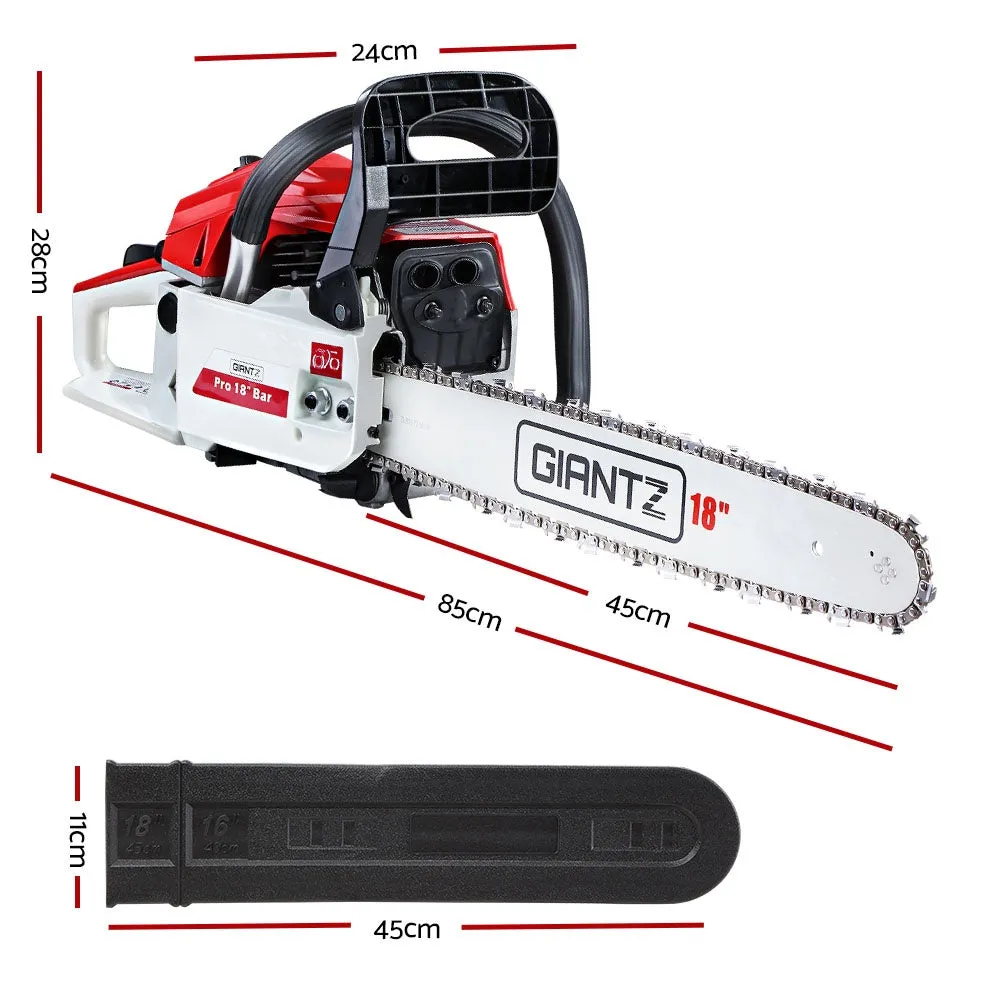 NNEDSZ 45CC Chainsaw Chain Saw Bar E-Start Pruning