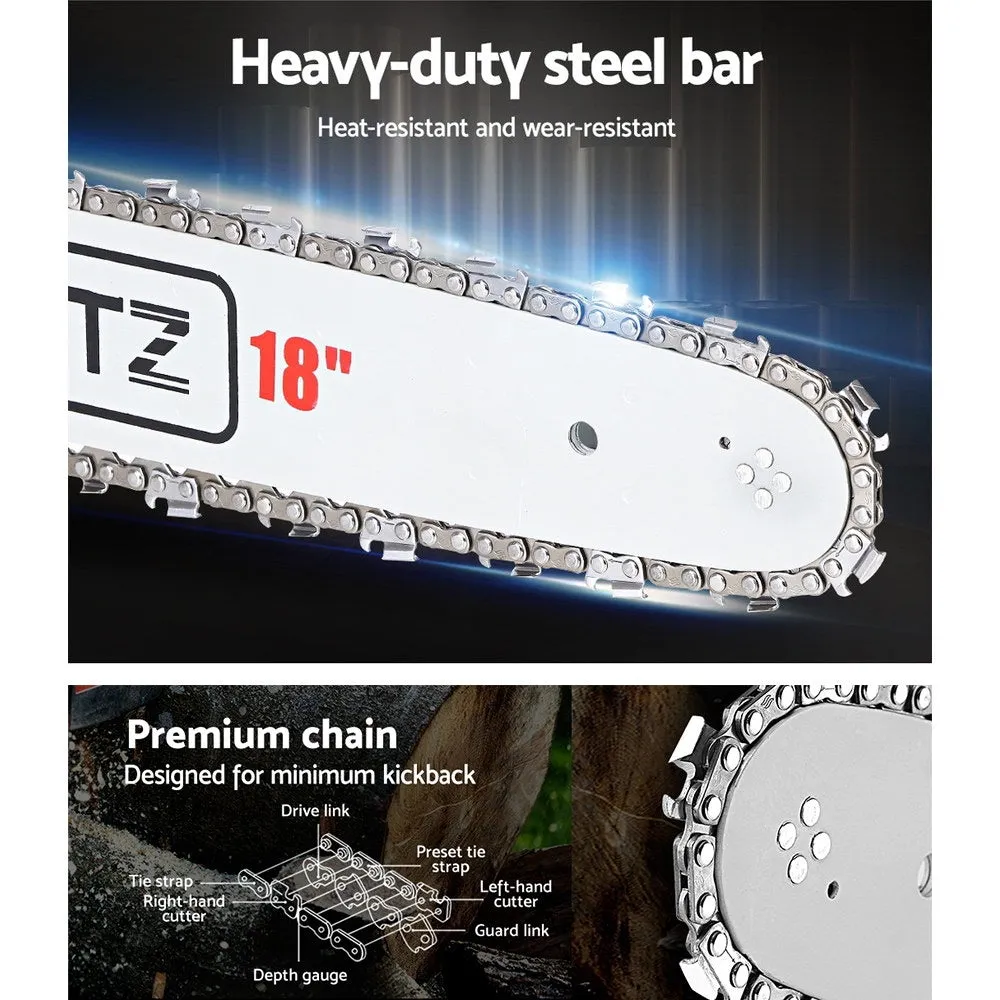 NNEDSZ 45CC Chainsaw Chain Saw Bar E-Start Pruning
