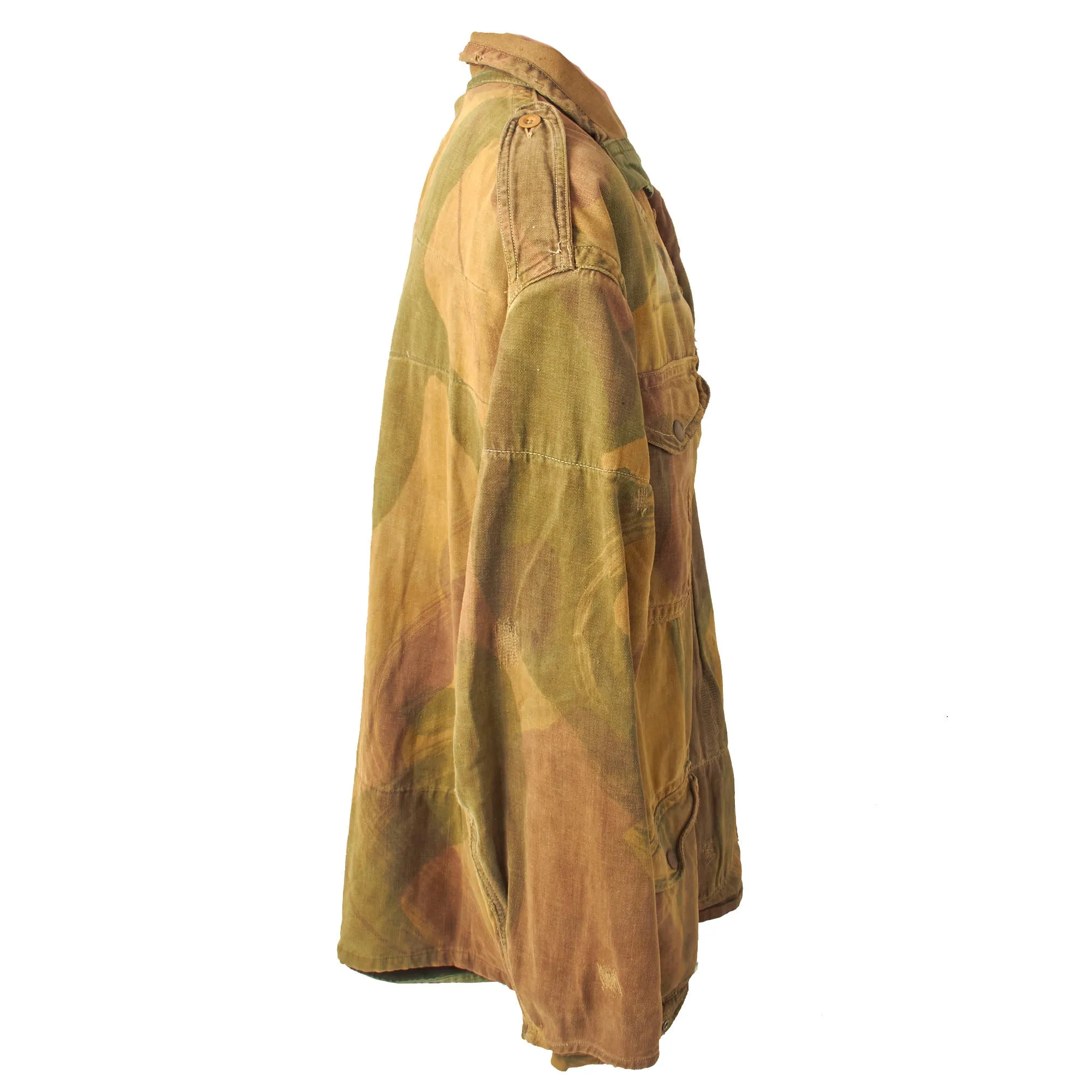 Original British WWII Parachute Regiment 1st Pattern Denison Smock with Handpainted British Jump Wings- Dated 1944