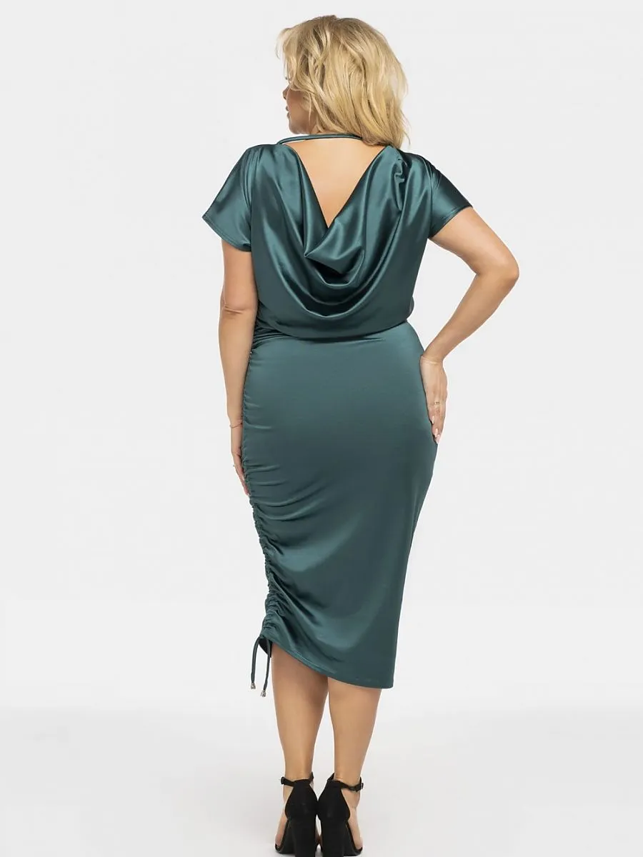 Plus size dress model 190945 Karko