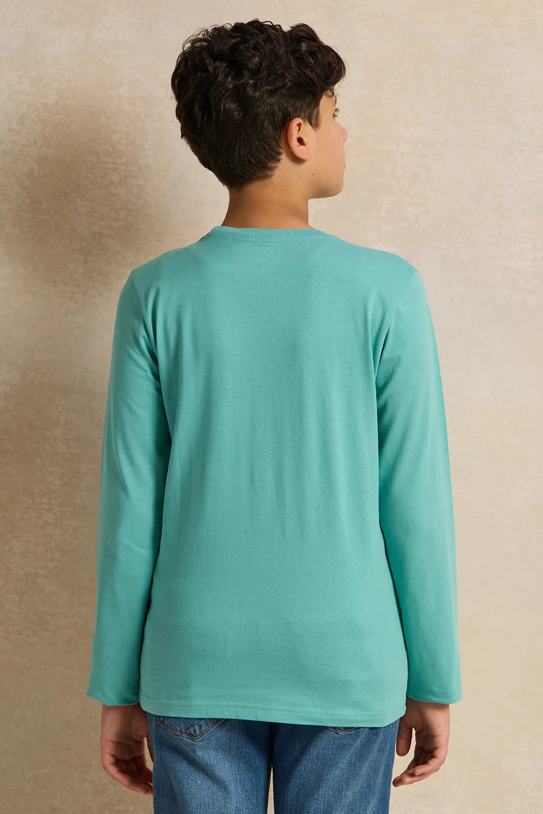 Senior Boys Blue Skate Board T-Shirt