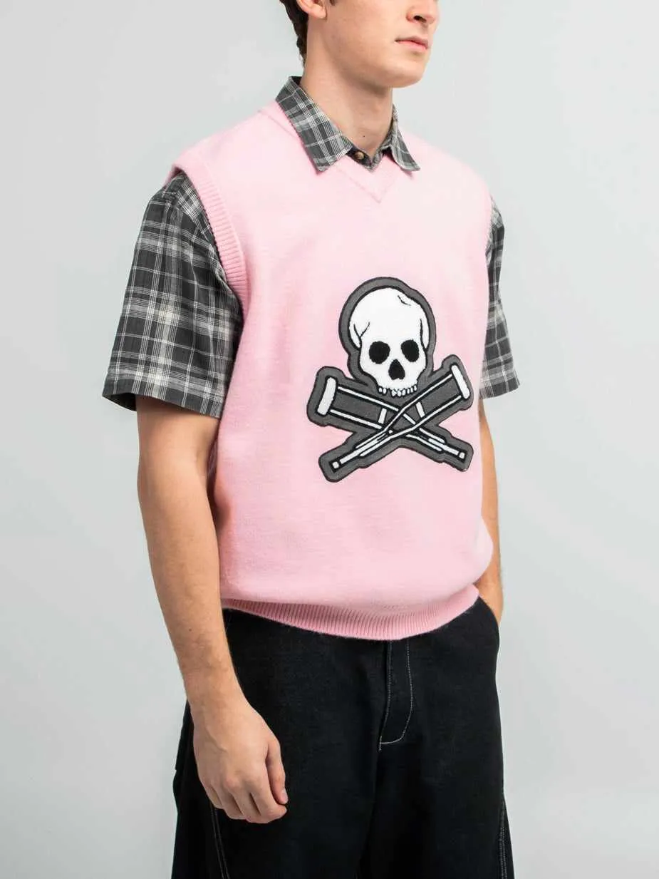 Skull & Crutches Icon Sweater Vest