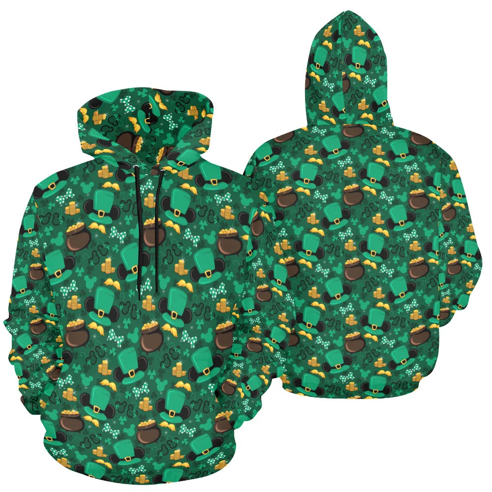 St. Patricks Day Green Hoodie for Women