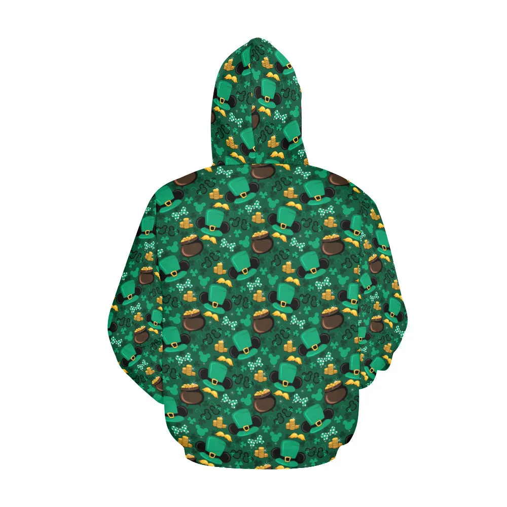 St. Patricks Day Green Hoodie for Women
